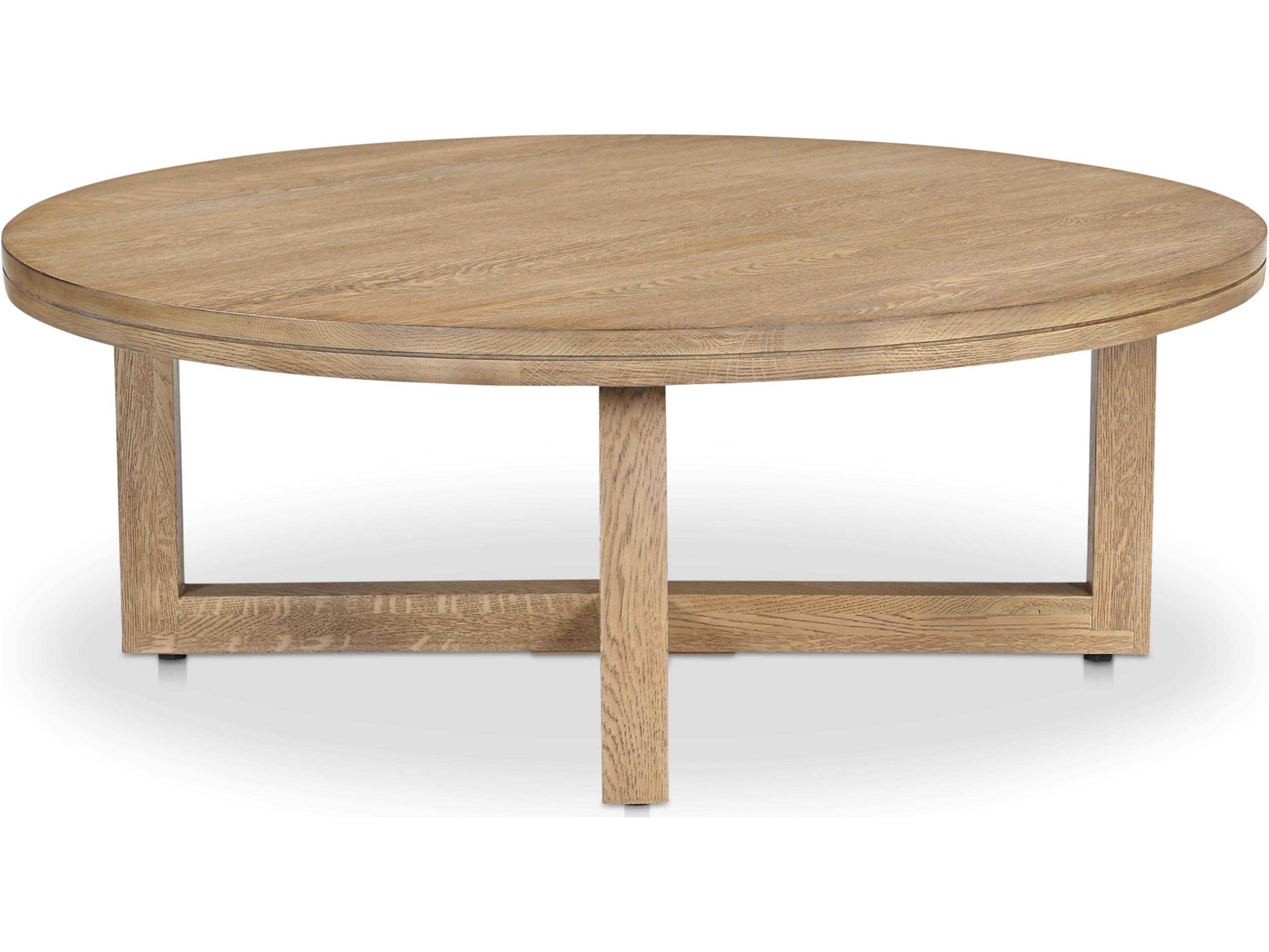 Joel Round Wood Coffee Table