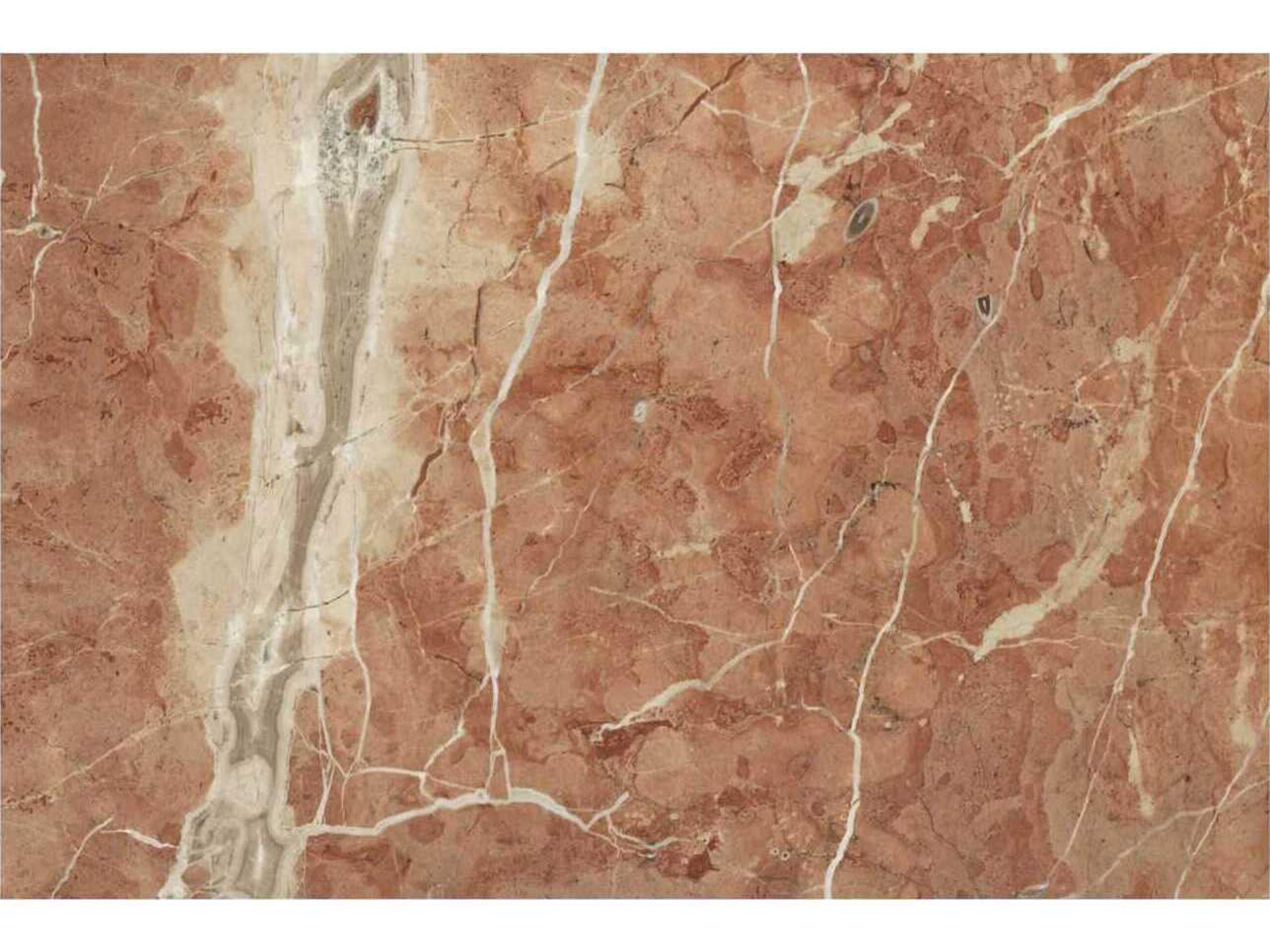 Moe's Home Sage Round Marble Red Dining Table