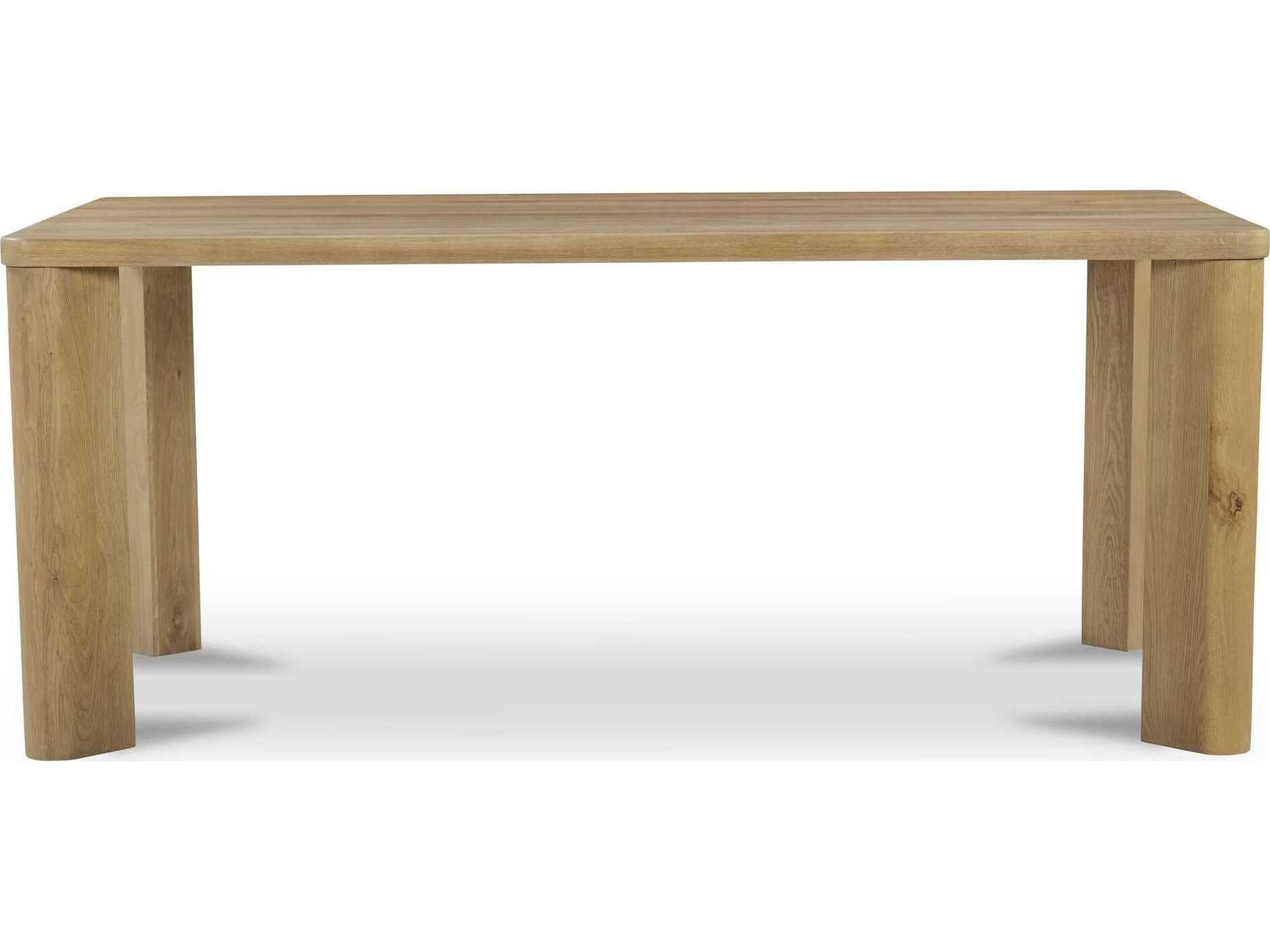 Moe's Home Segment Rectangular Wood Brown Dining Table