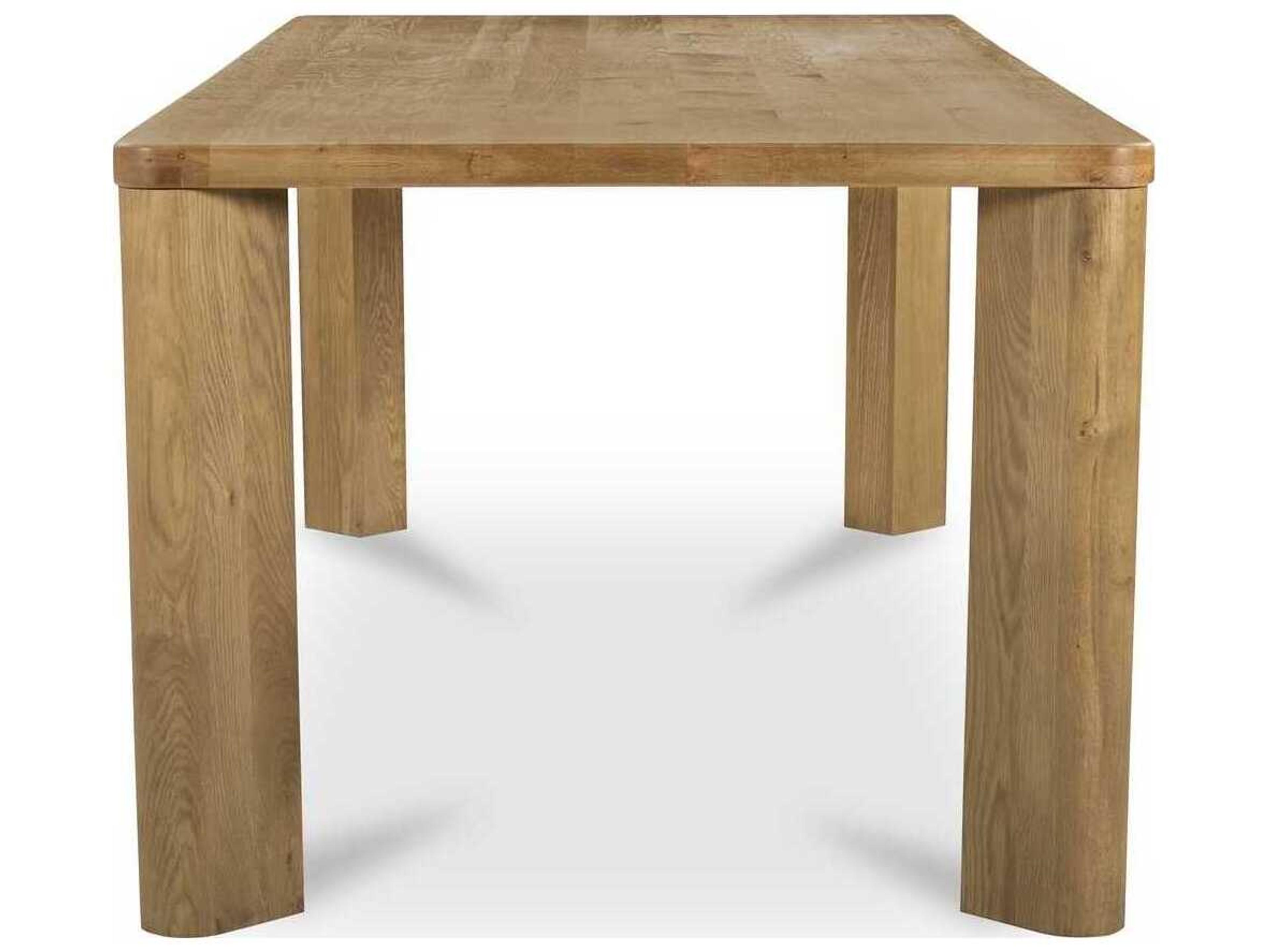Moe's Home Segment Rectangular Wood Brown Dining Table