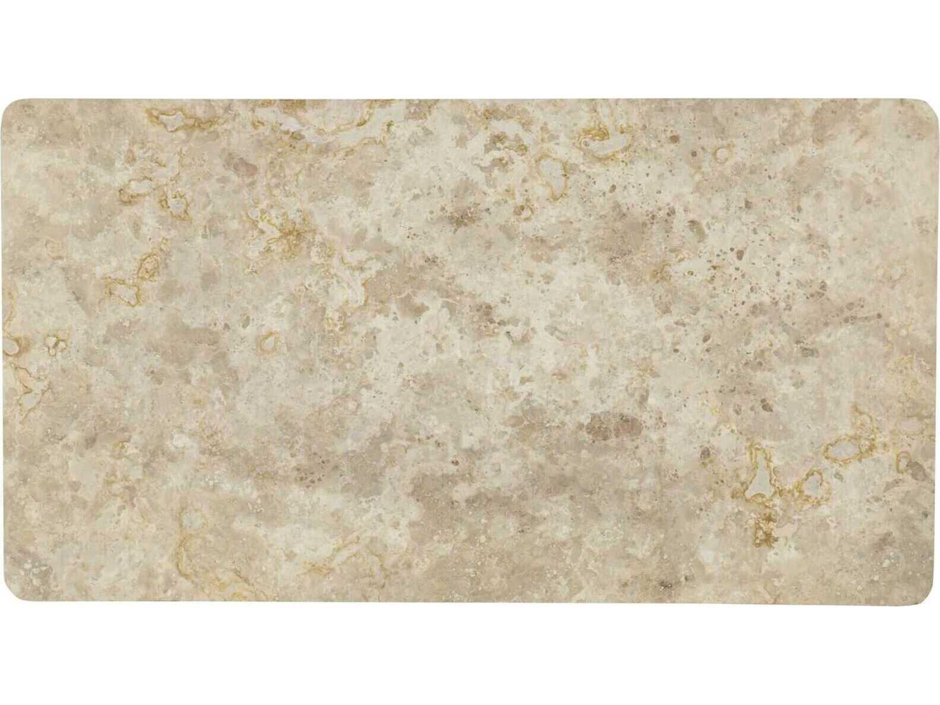 Moe's Home Segment Rectangular Marble Beige Dining Table