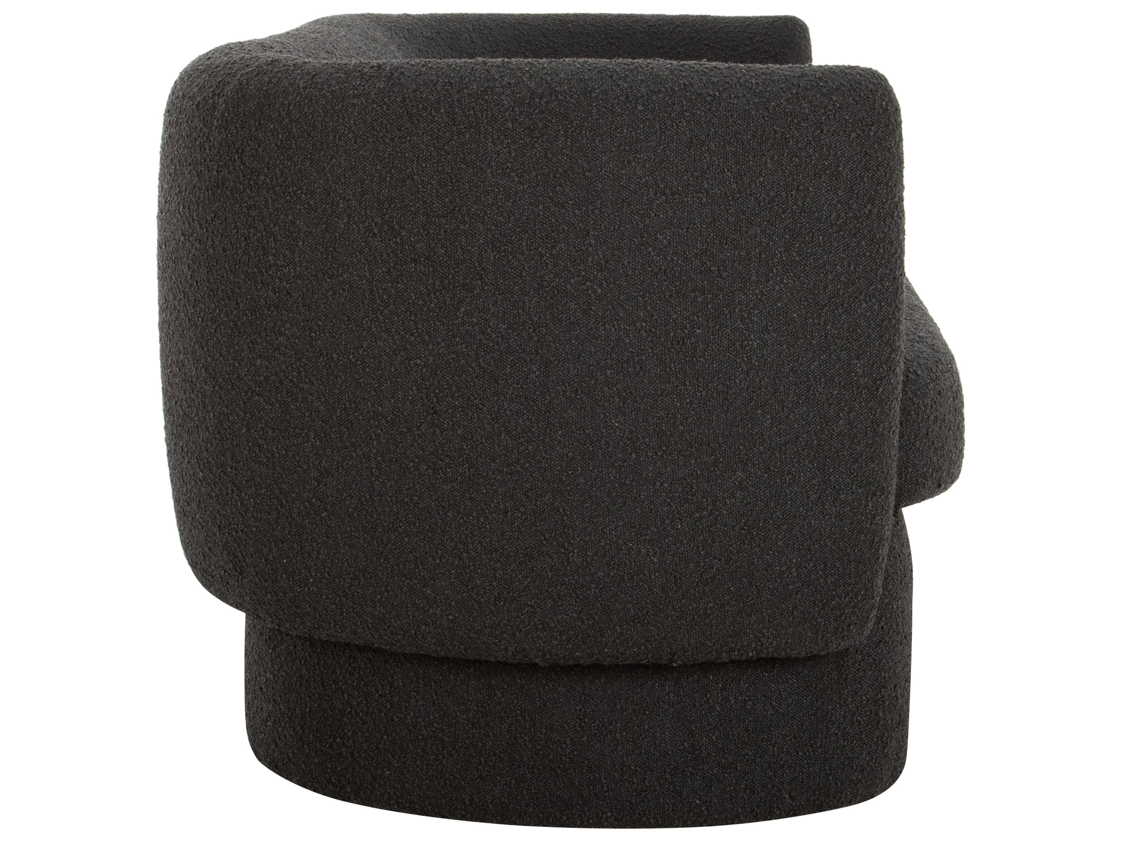 Moe's Home Koba Black Upholstered Sofa