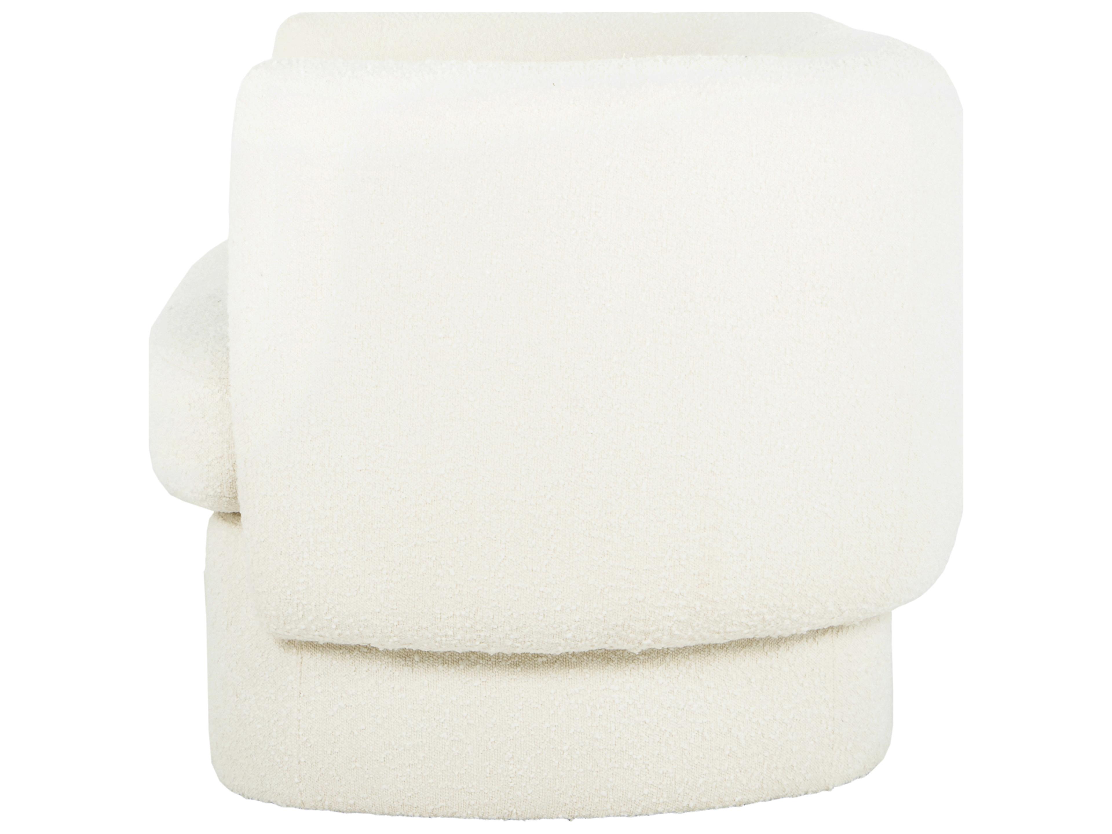 Moe's Home Maya White Upholstered Sofa