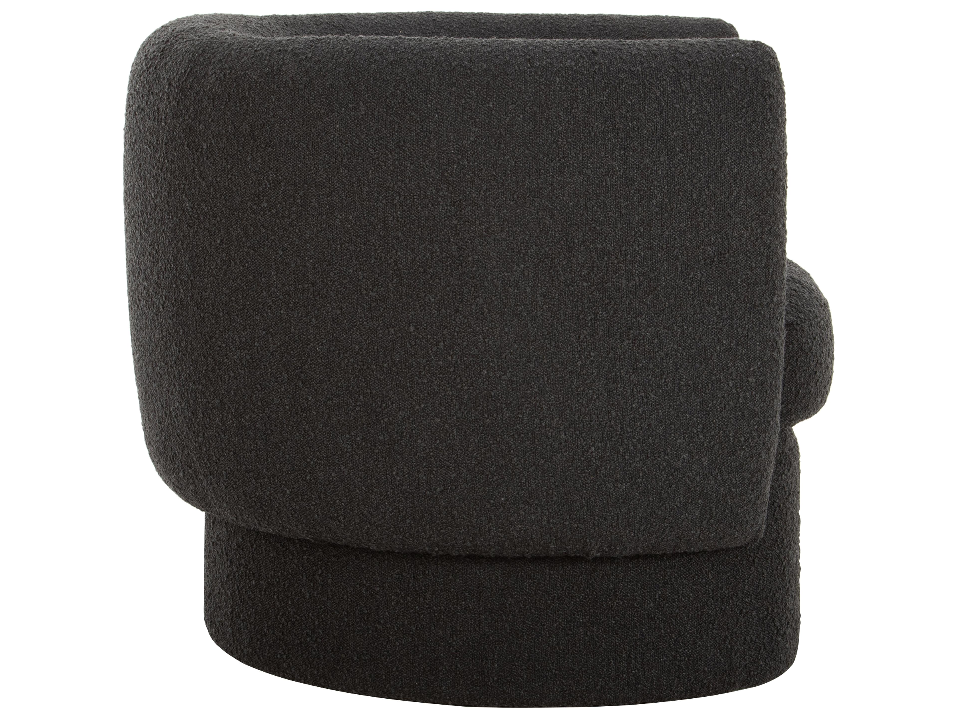 Moe's Home Koba Black Fabric Accent Chair