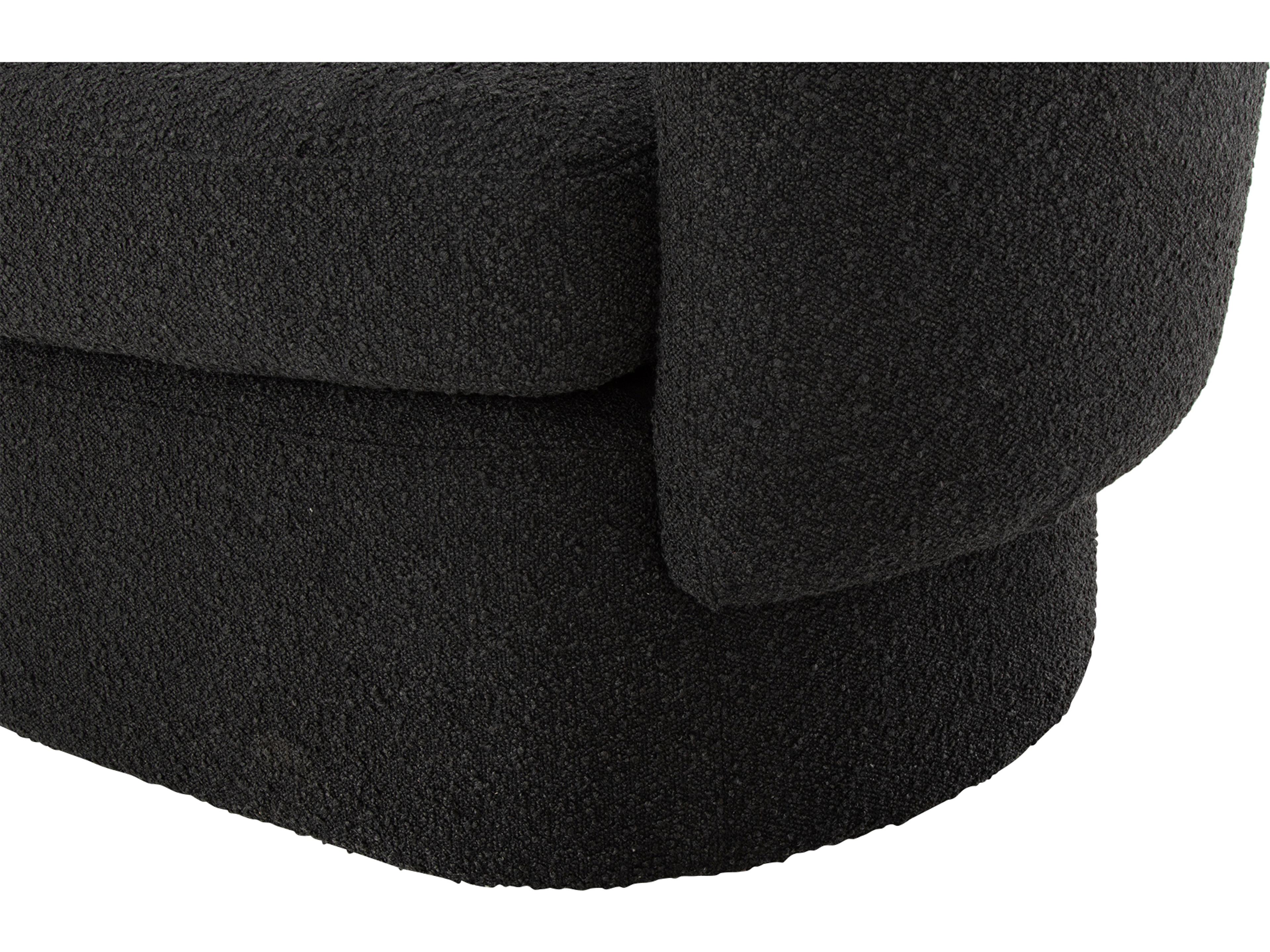 Moe's Home Koba Black Fabric Accent Chair