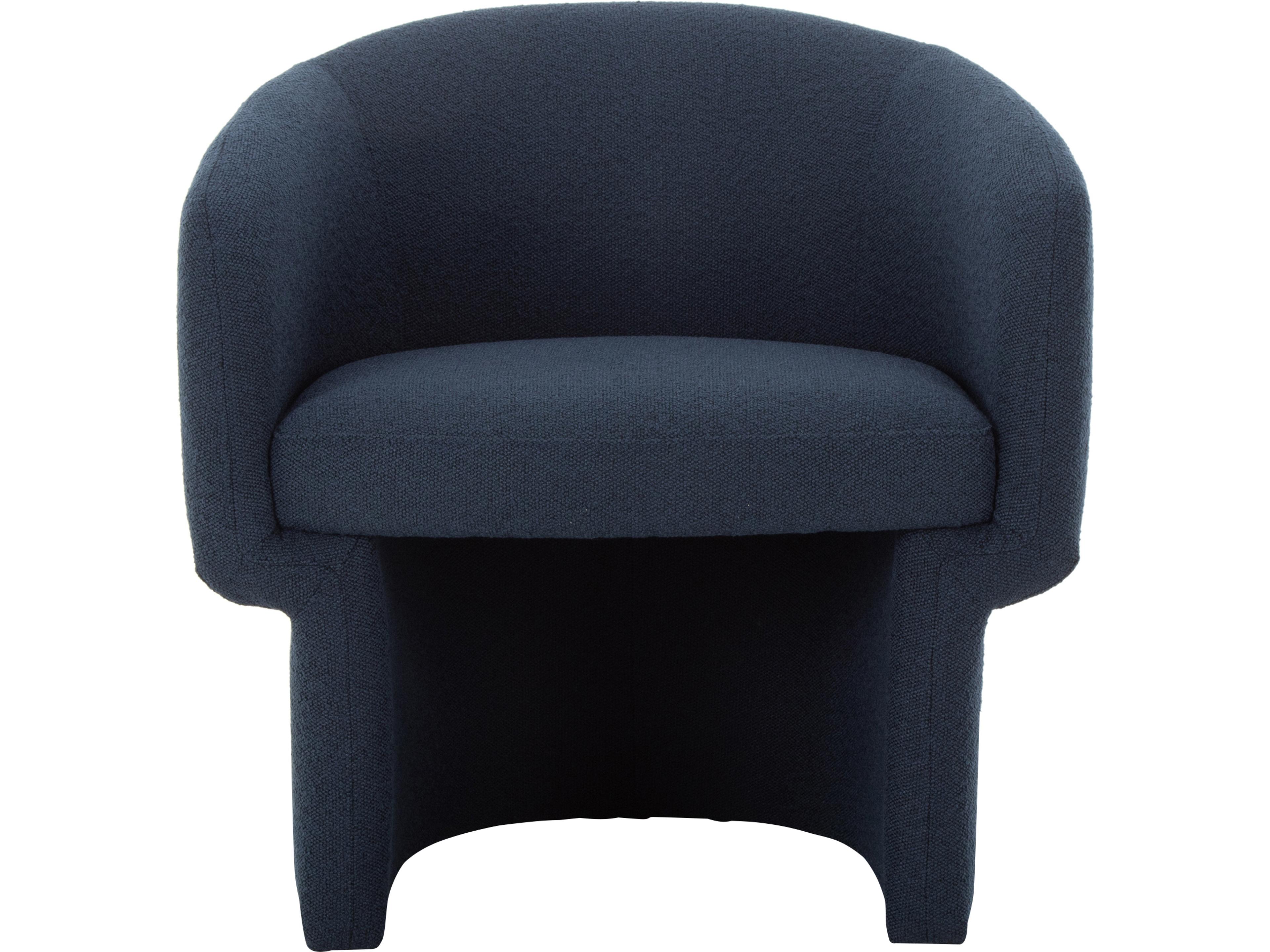 Moe's Home Franco Blue Fabric Accent Chair