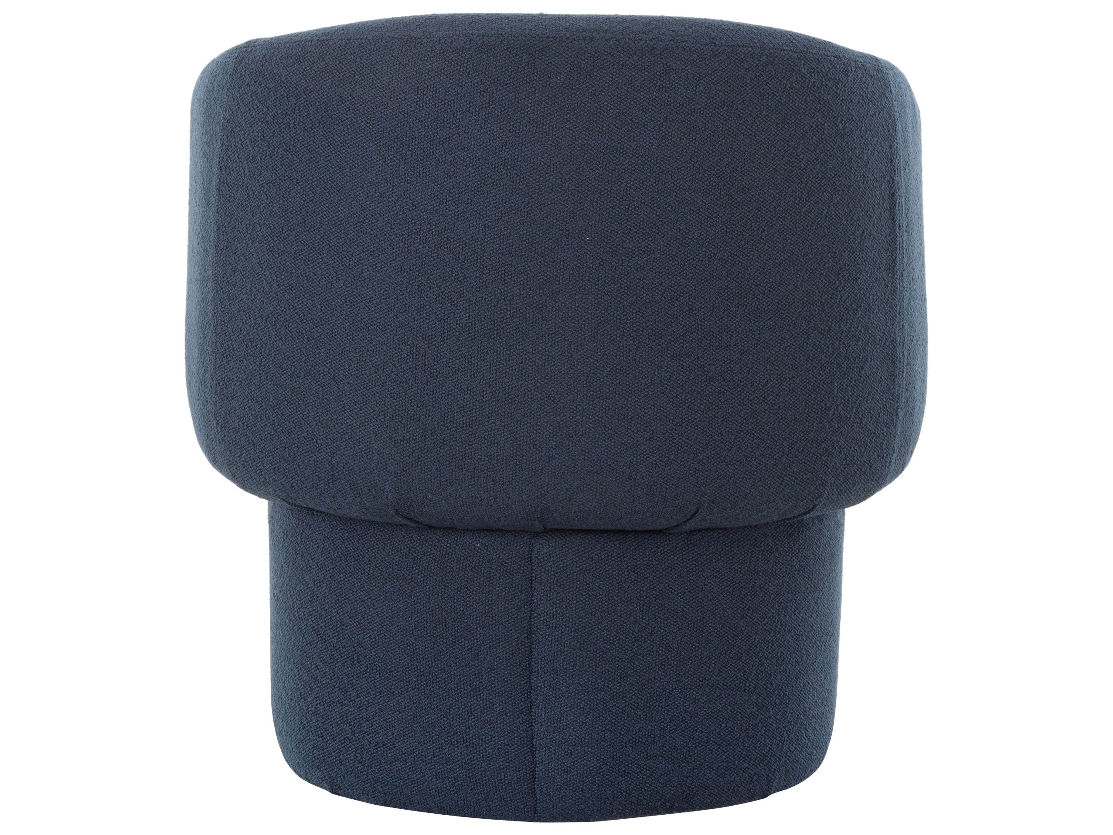 Moe's Home Franco Blue Fabric Accent Chair