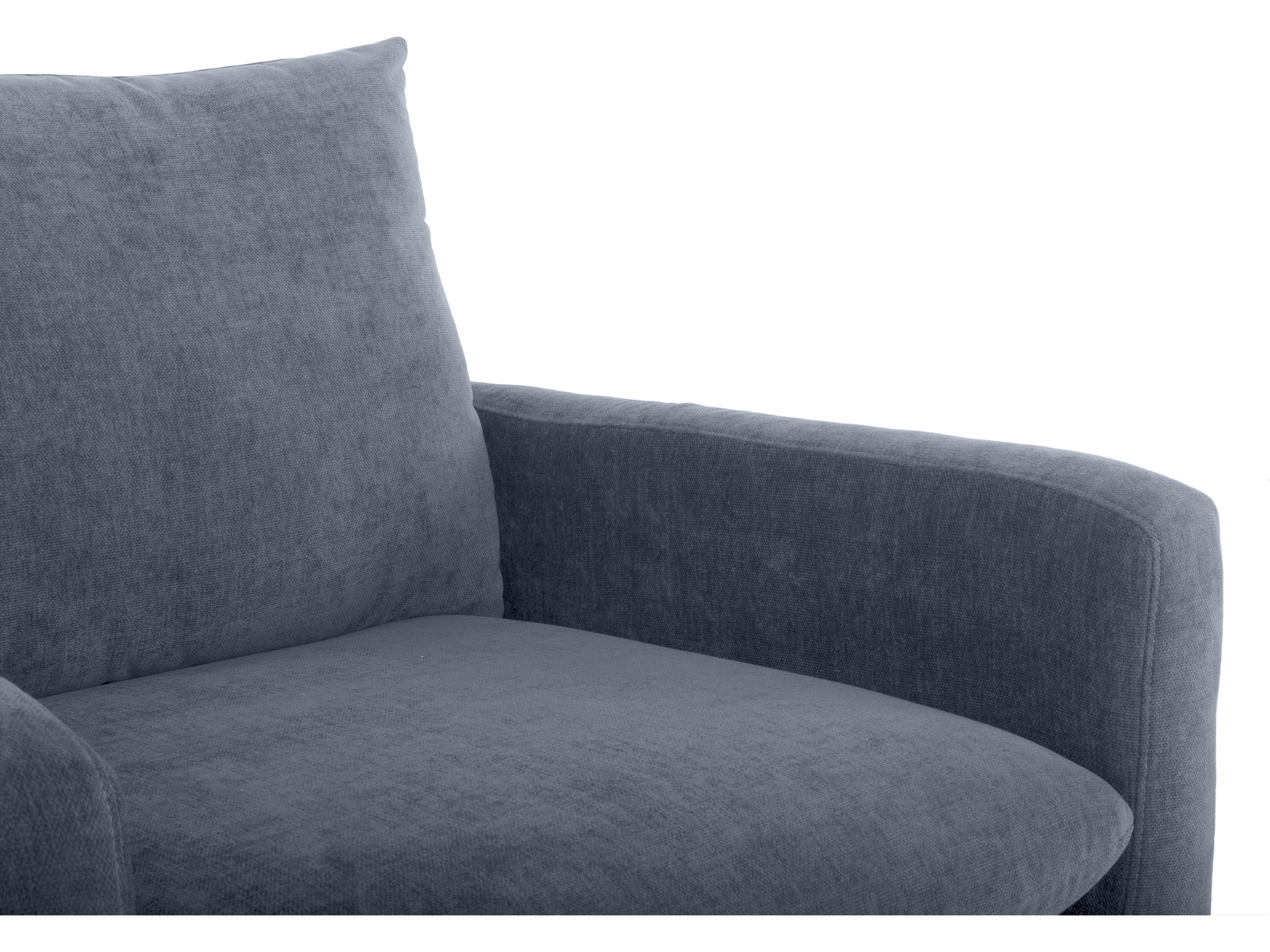 Moe's Home Paris Blue Fabric Accent Chair