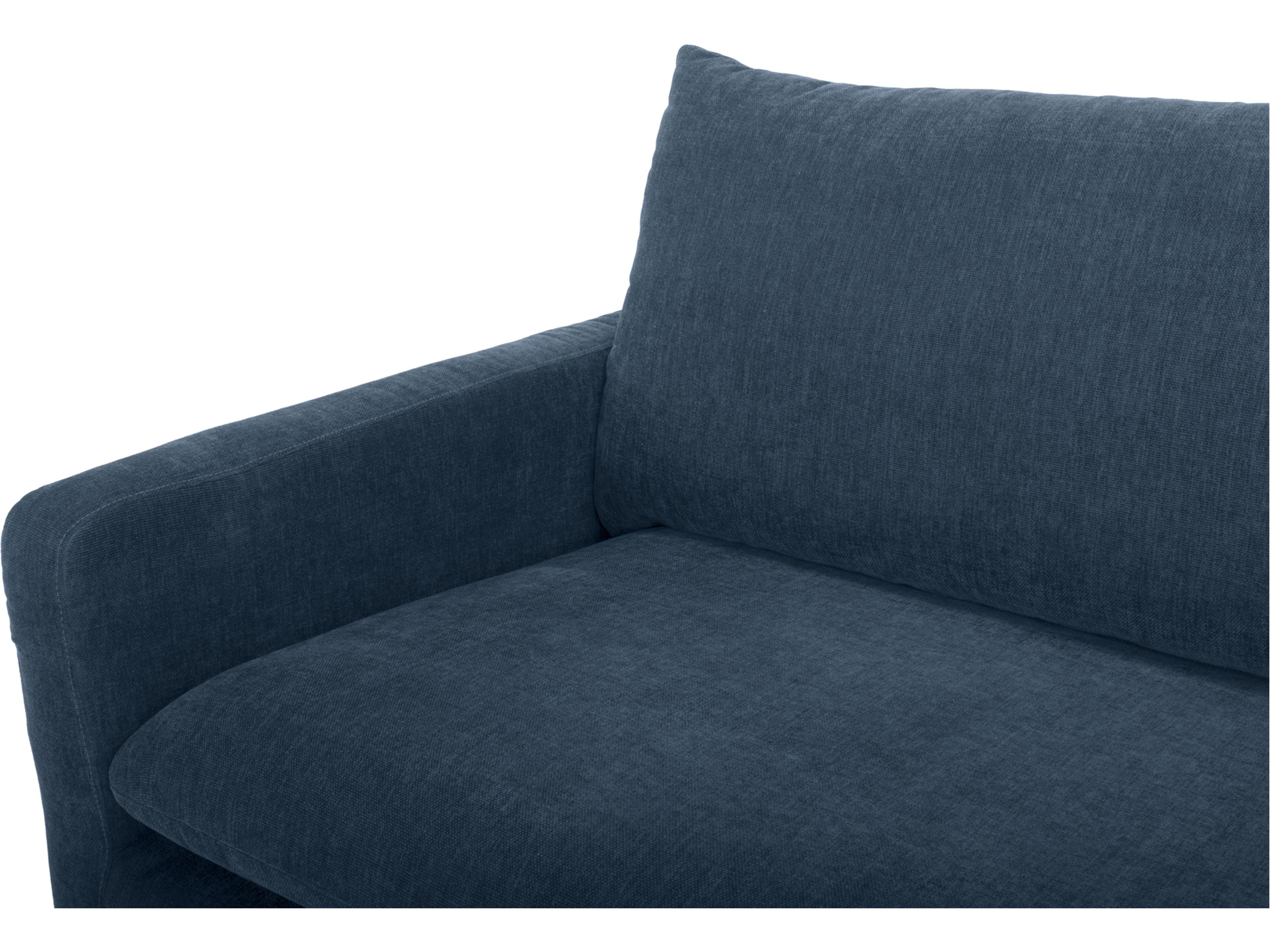 Moe's Home Paris Dust Blue Upholstered Sofa