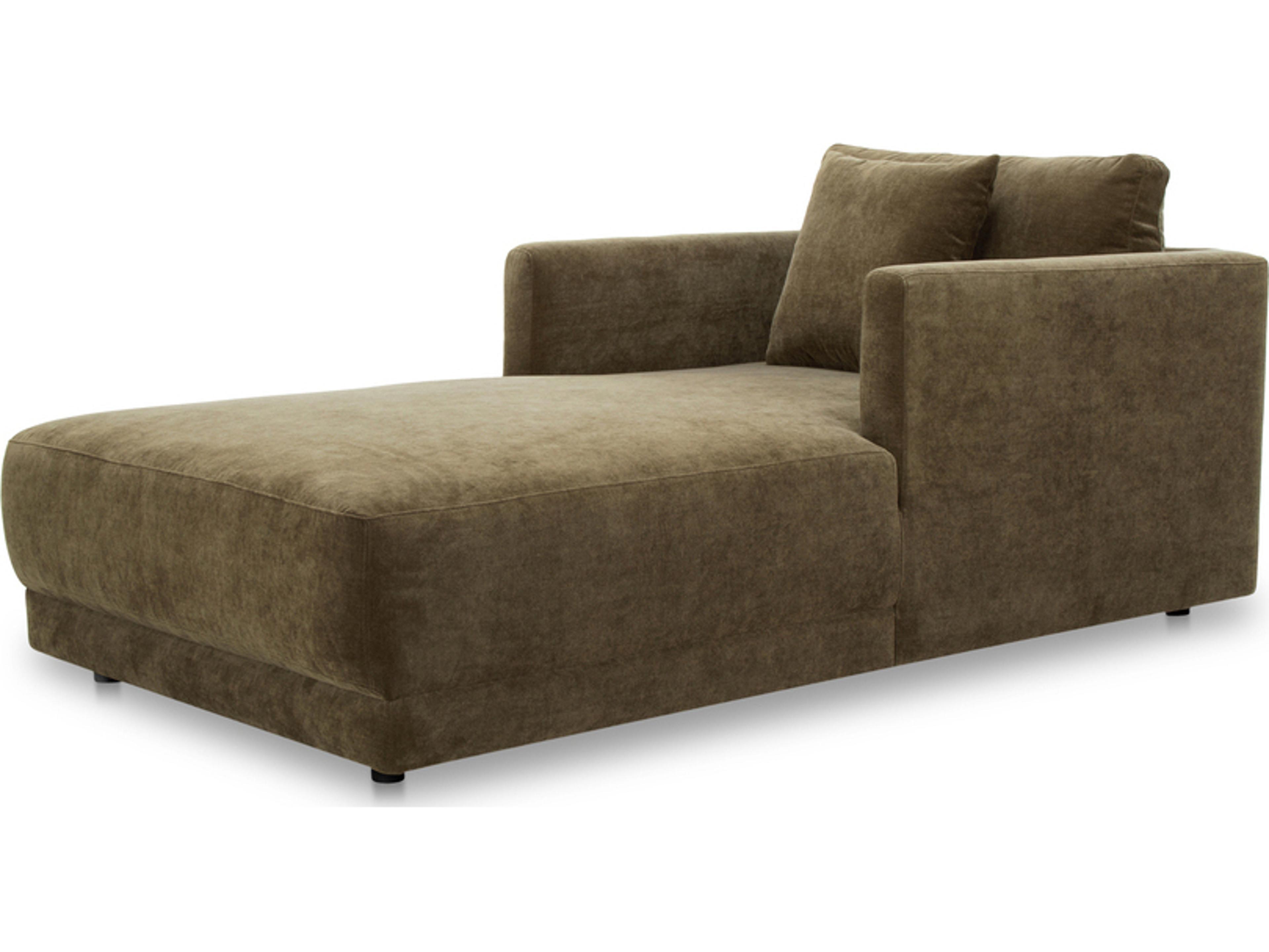 Moe's Home Bryn Cedar Green Chair and a Half