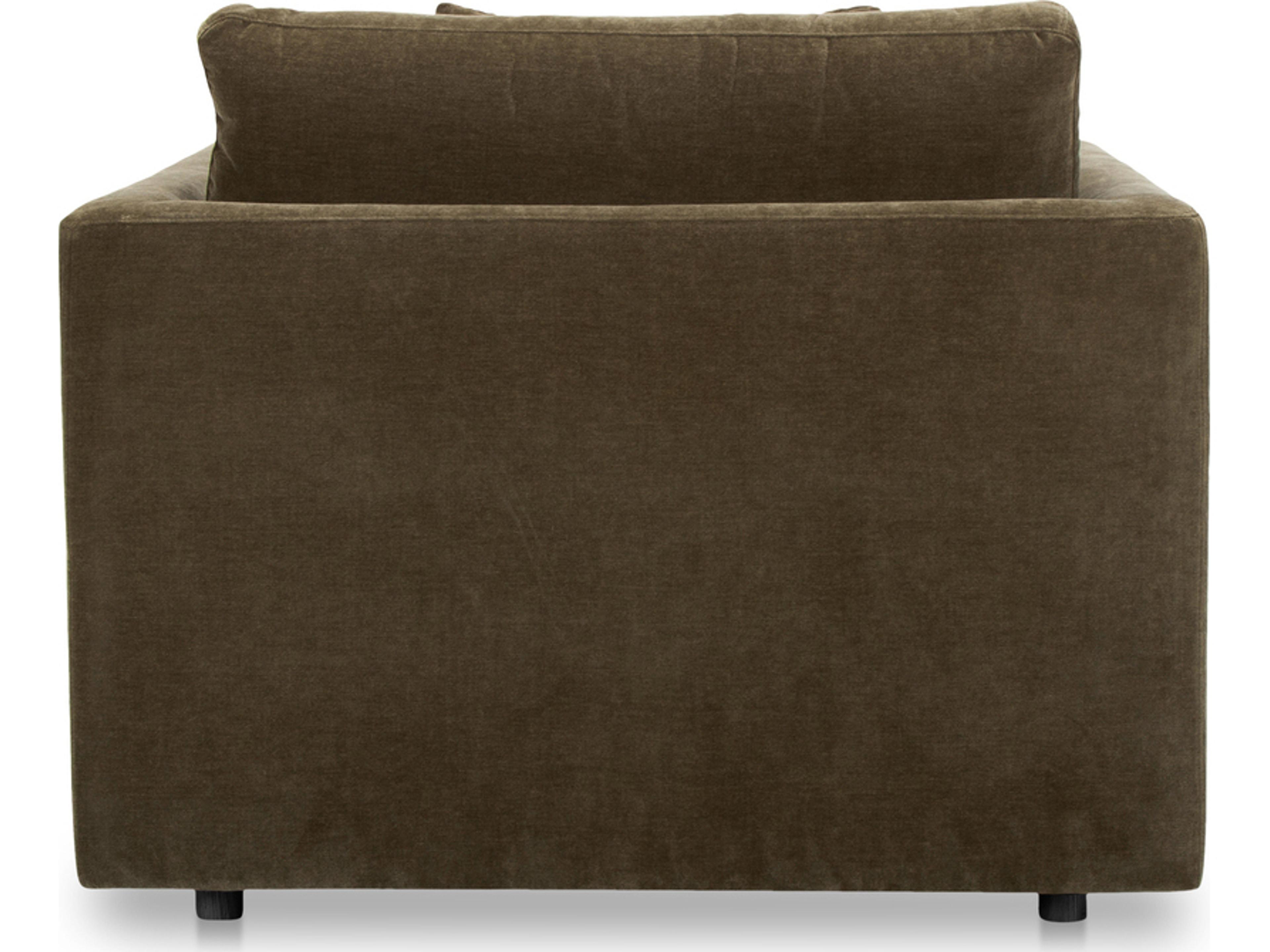 Moe's Home Bryn Cedar Green Chair and a Half