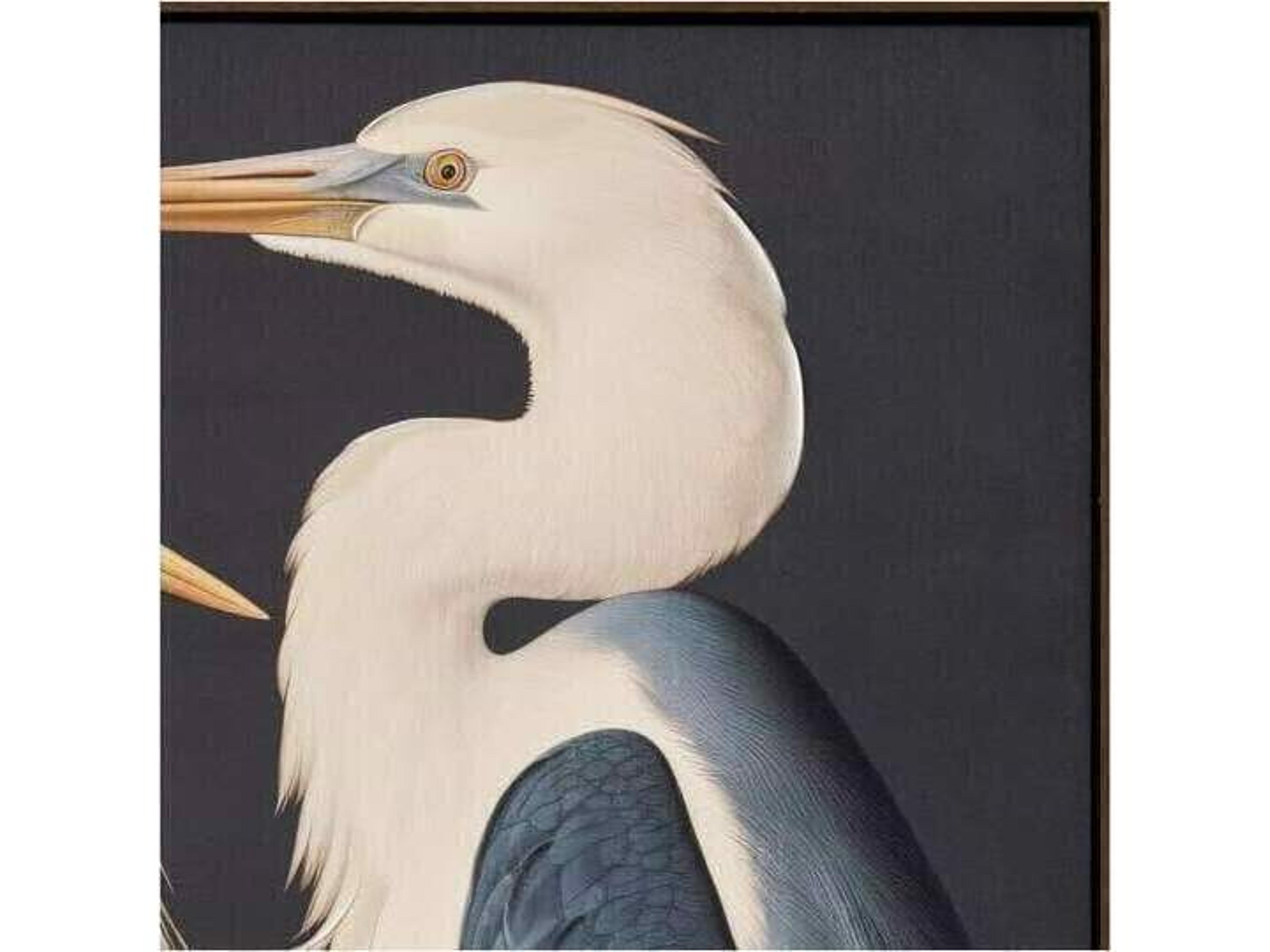 Moe's Home Two Cranes Framed Painting