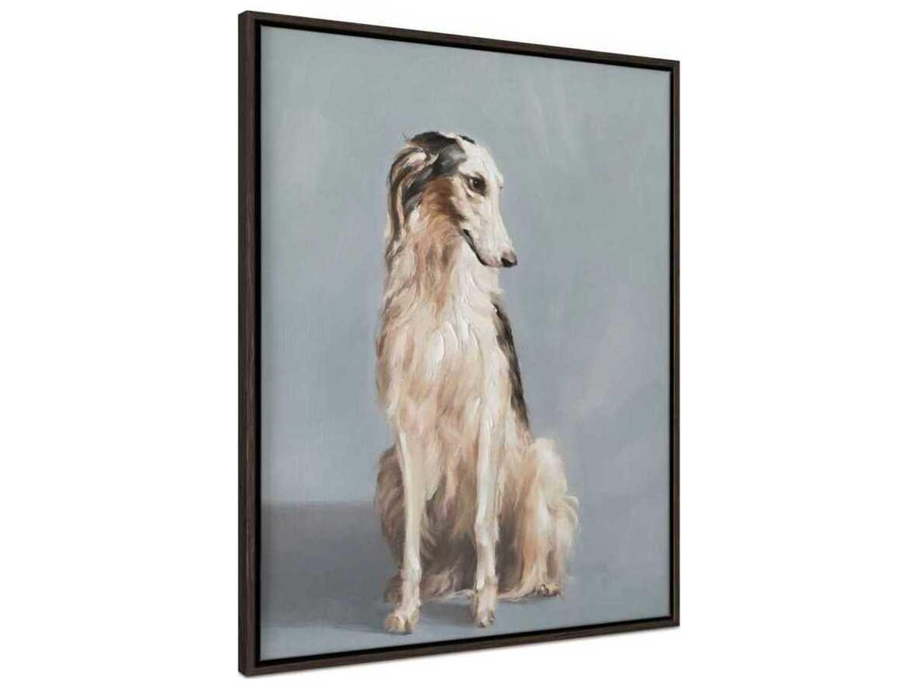 Moe's Home Blue Framed Painting