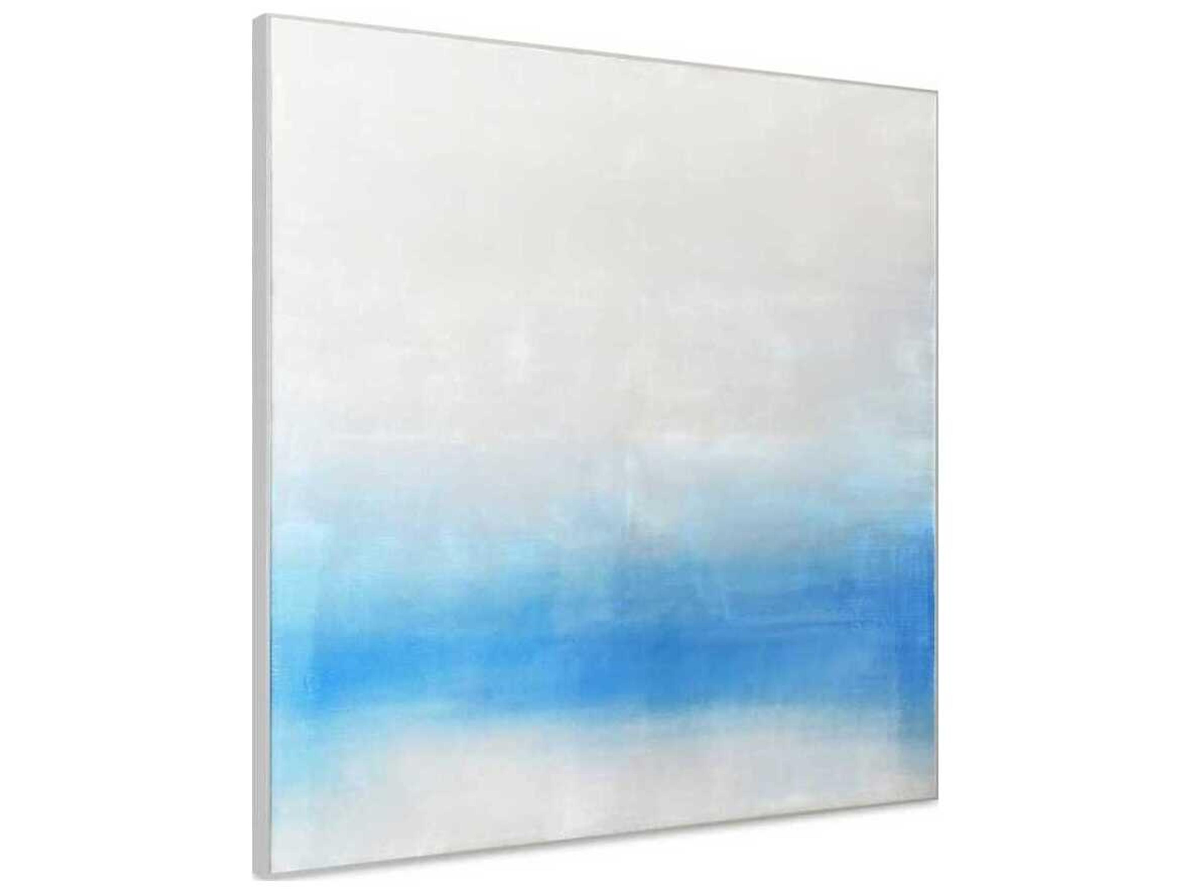 Moe's Home Morning Light Blue Palette Framed Painting