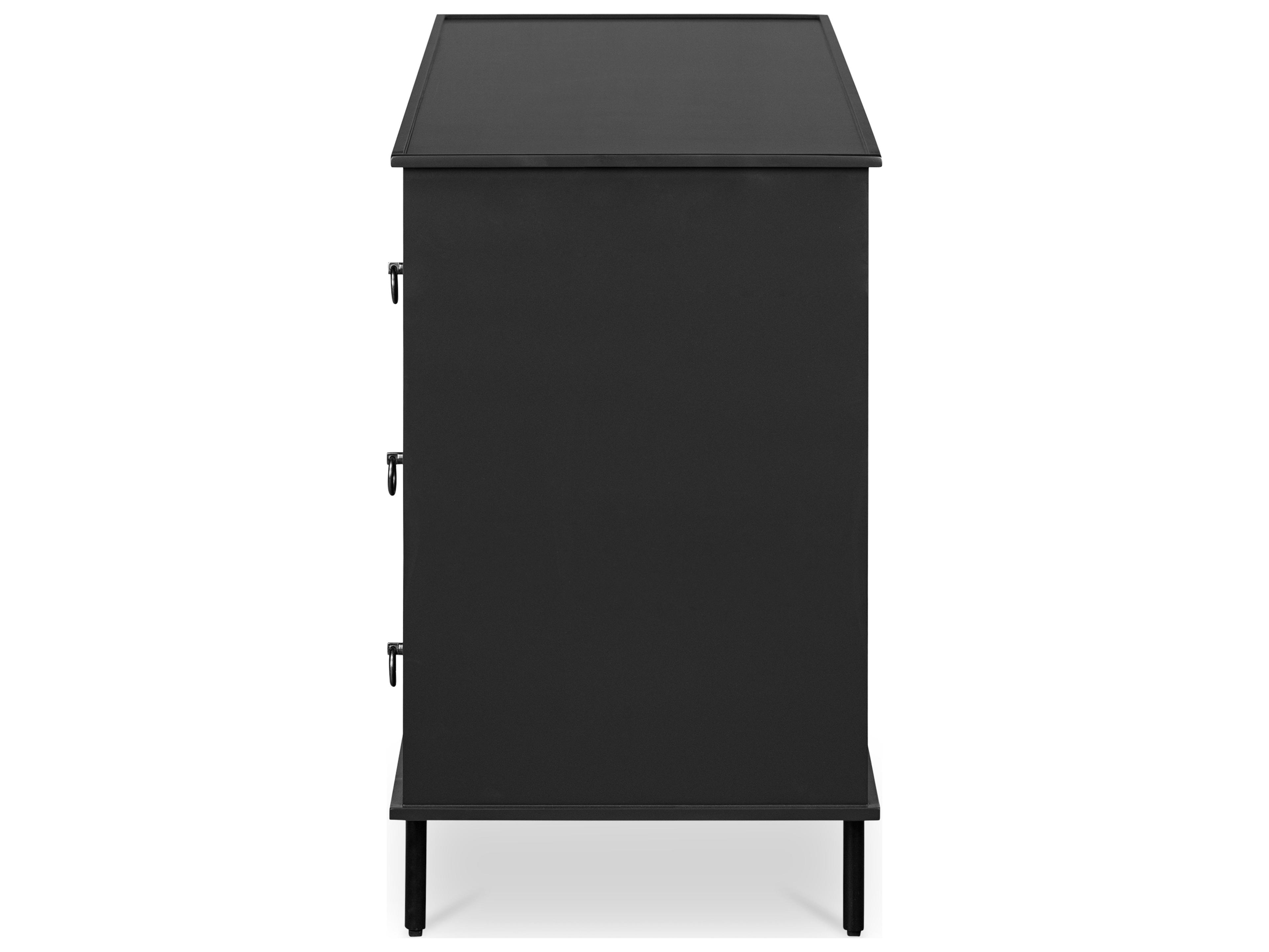 Moe's Home Reagan 6 Drawer Dresser Black