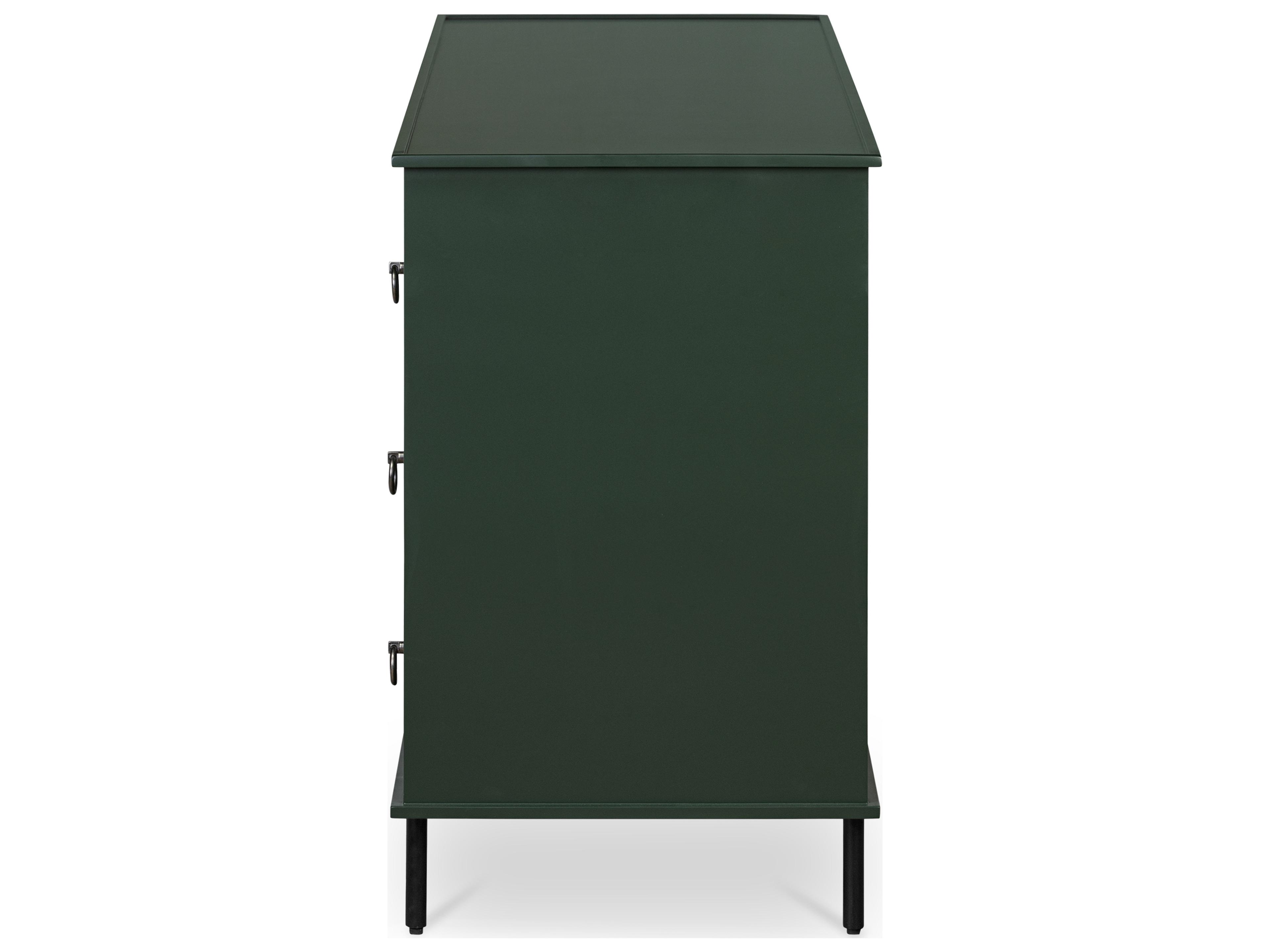 Moe's Home Reagan 6 Drawer Dresser Deep Green