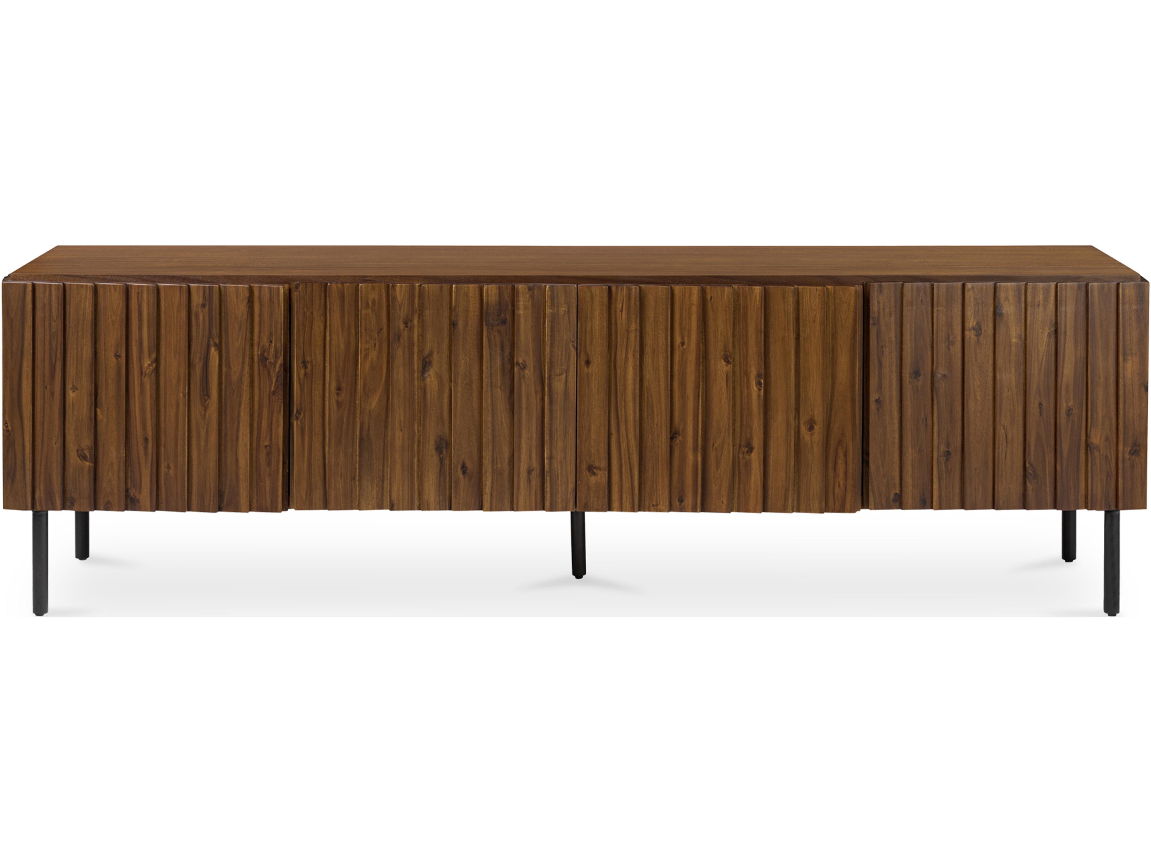 Lincoln Brown 74" Media Cabinet