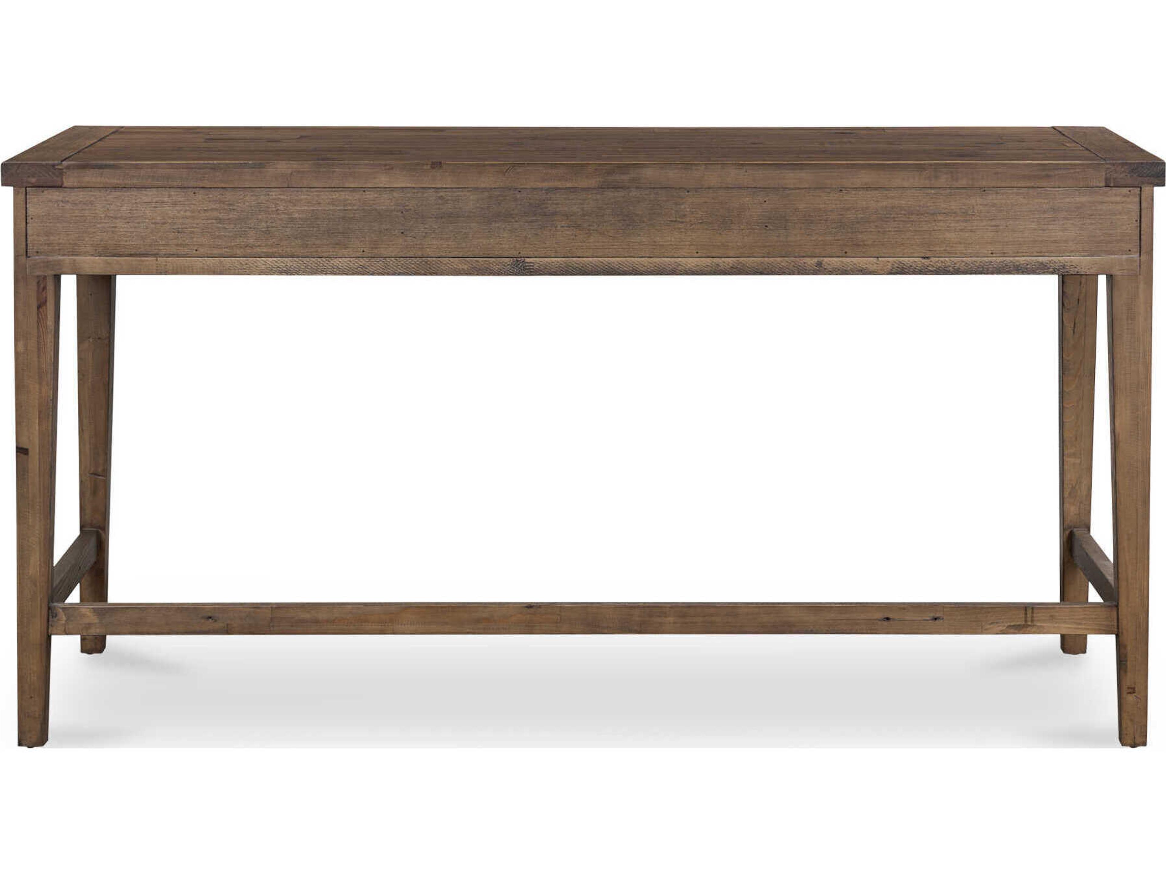 Moe's Home Liam Brown Pine Wood Writing Desk