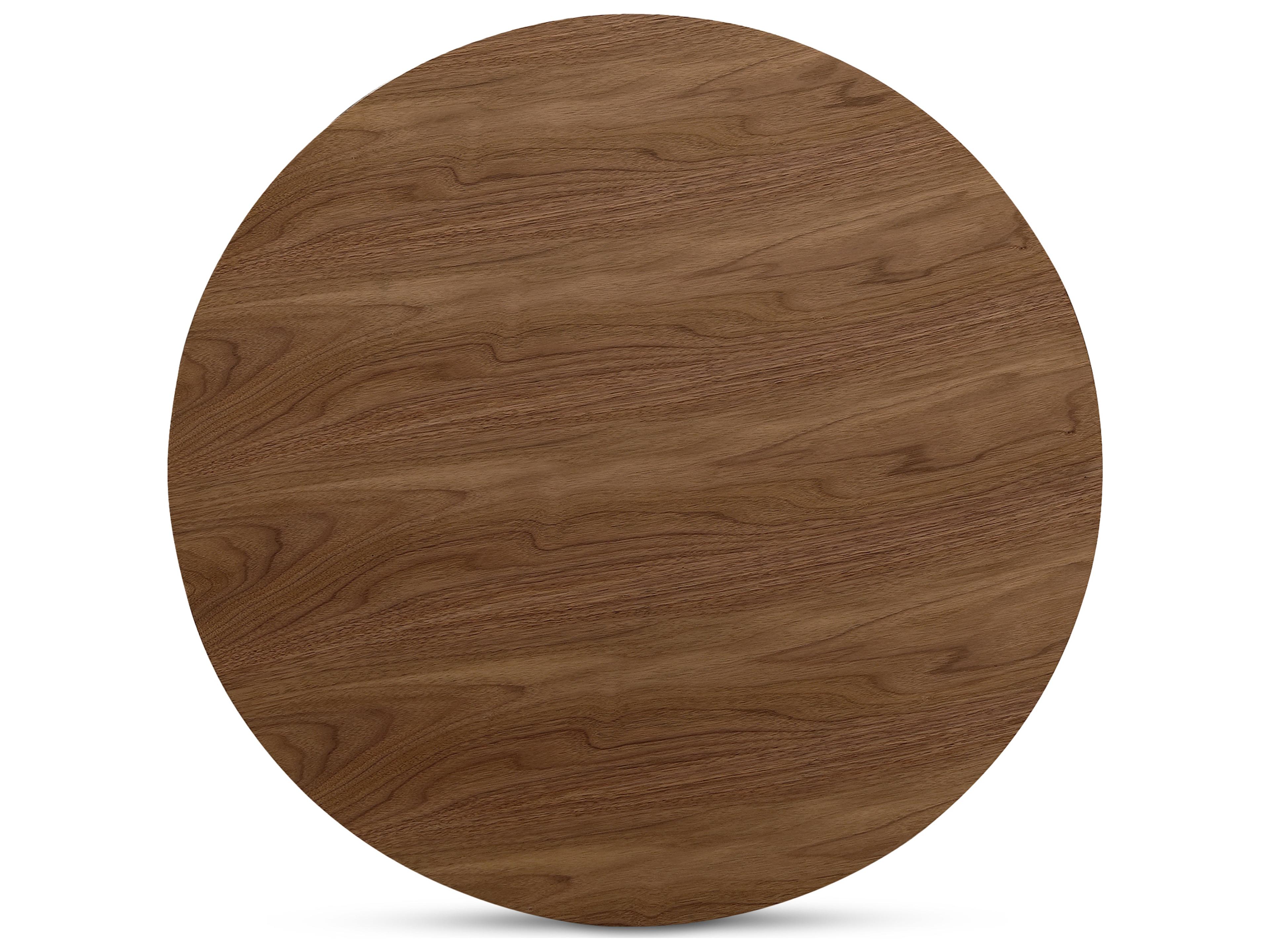 Moe's Home Otago Round Dining Table Walnut Brown