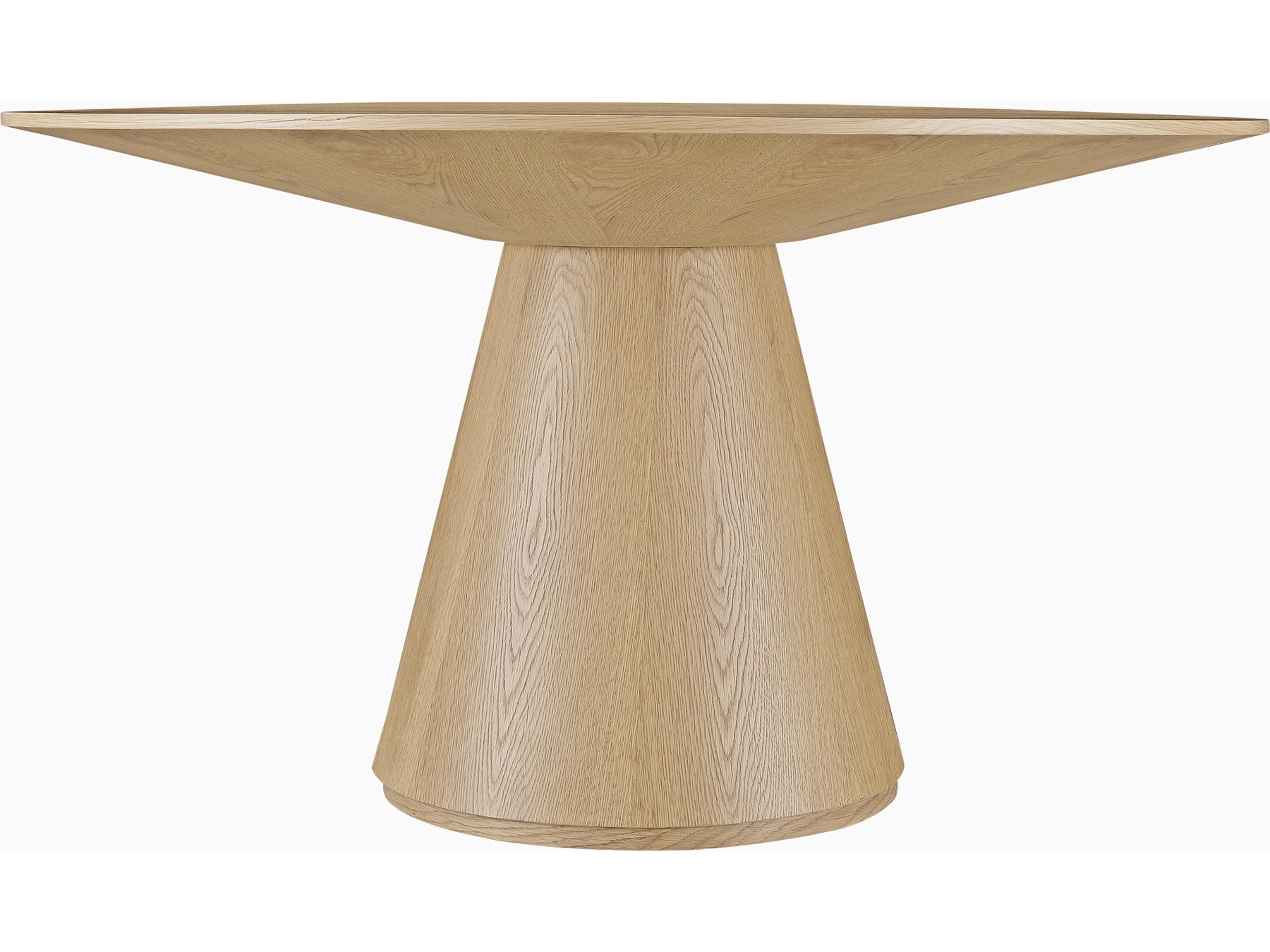 Moe's Home Otago Round Dining Table Natural Oak