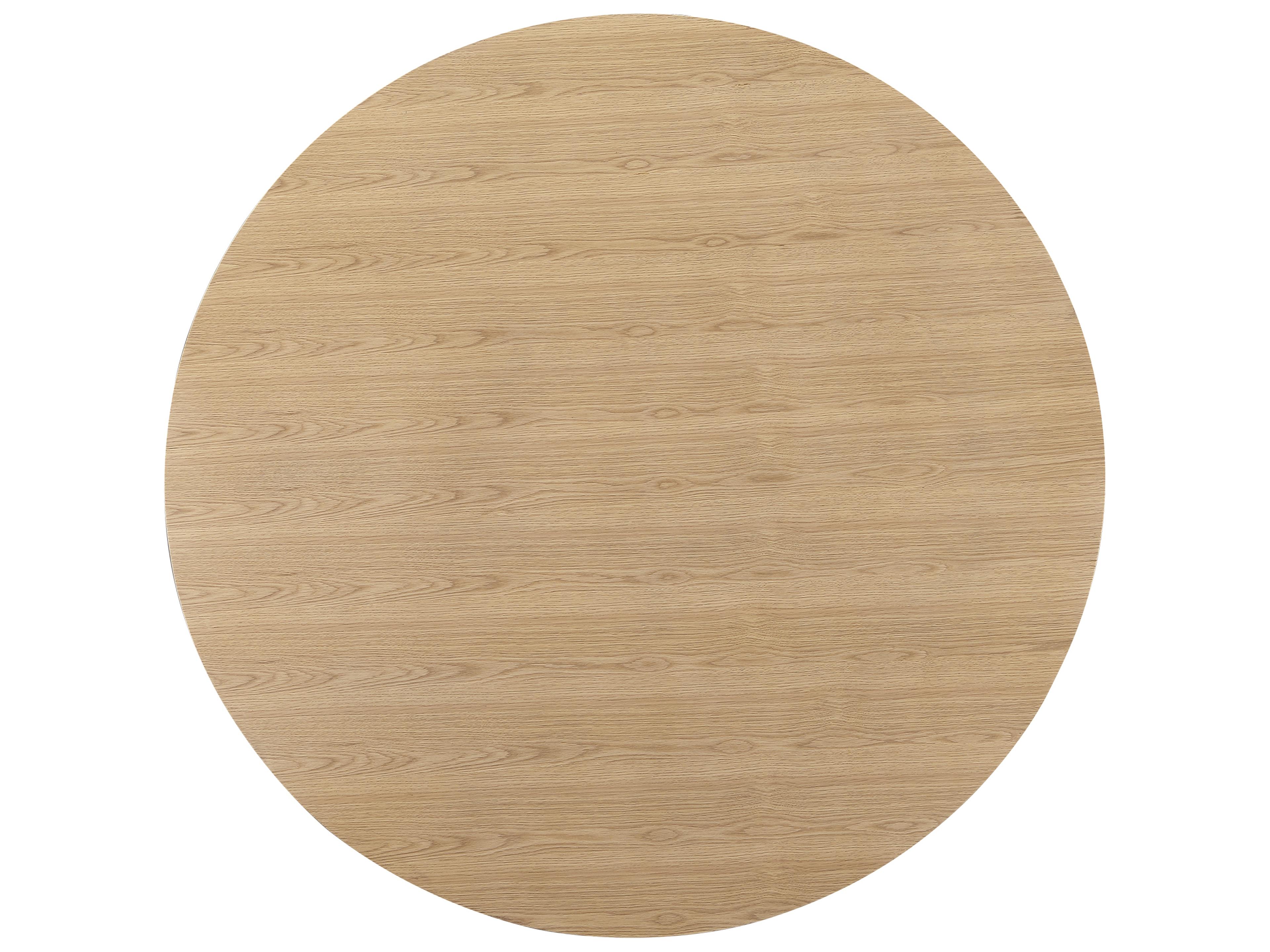 Moe's Home Otago Round Dining Table Natural Oak