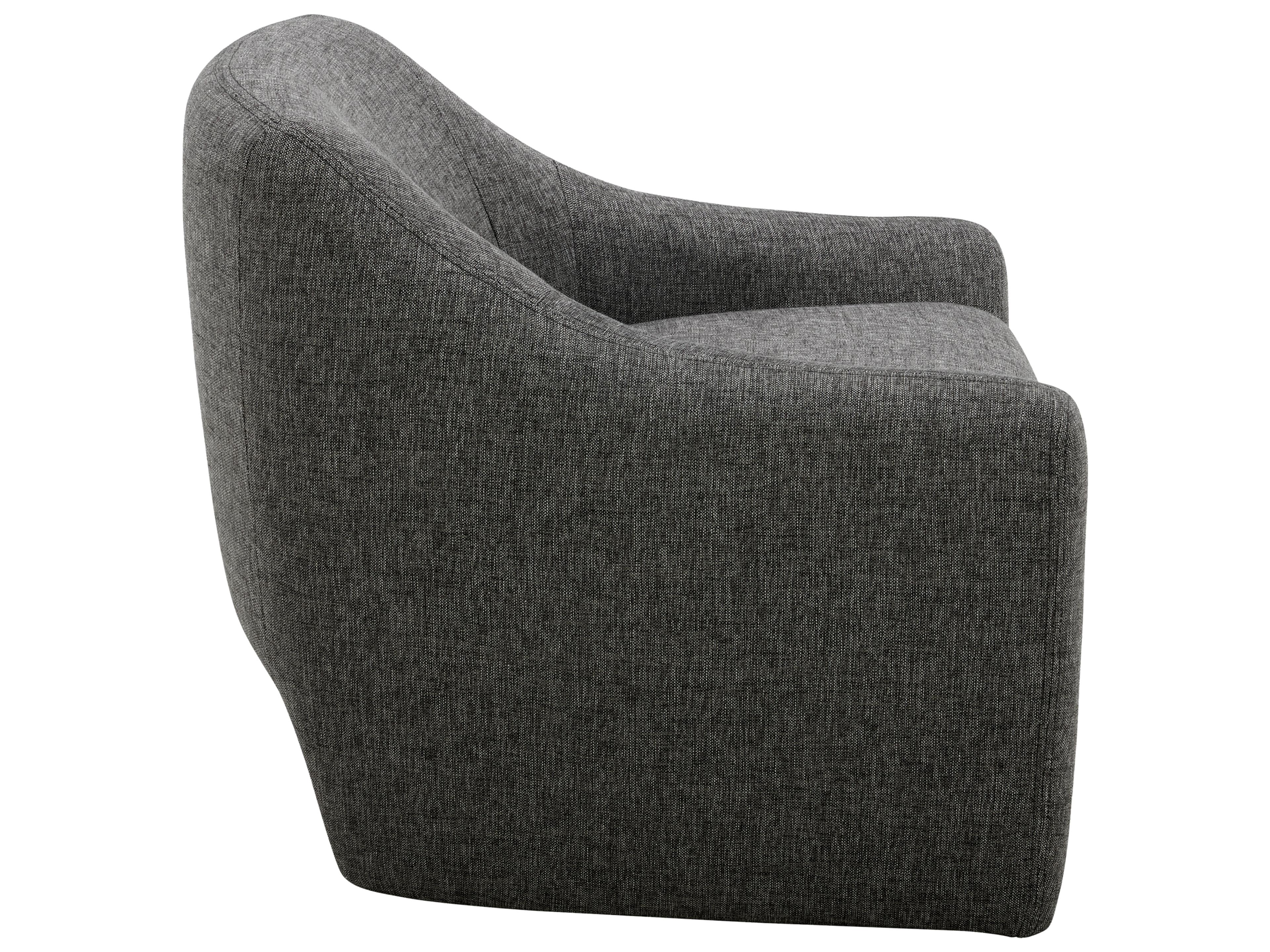 Moe's Home Kenzie Gray Fabric Accent Chair