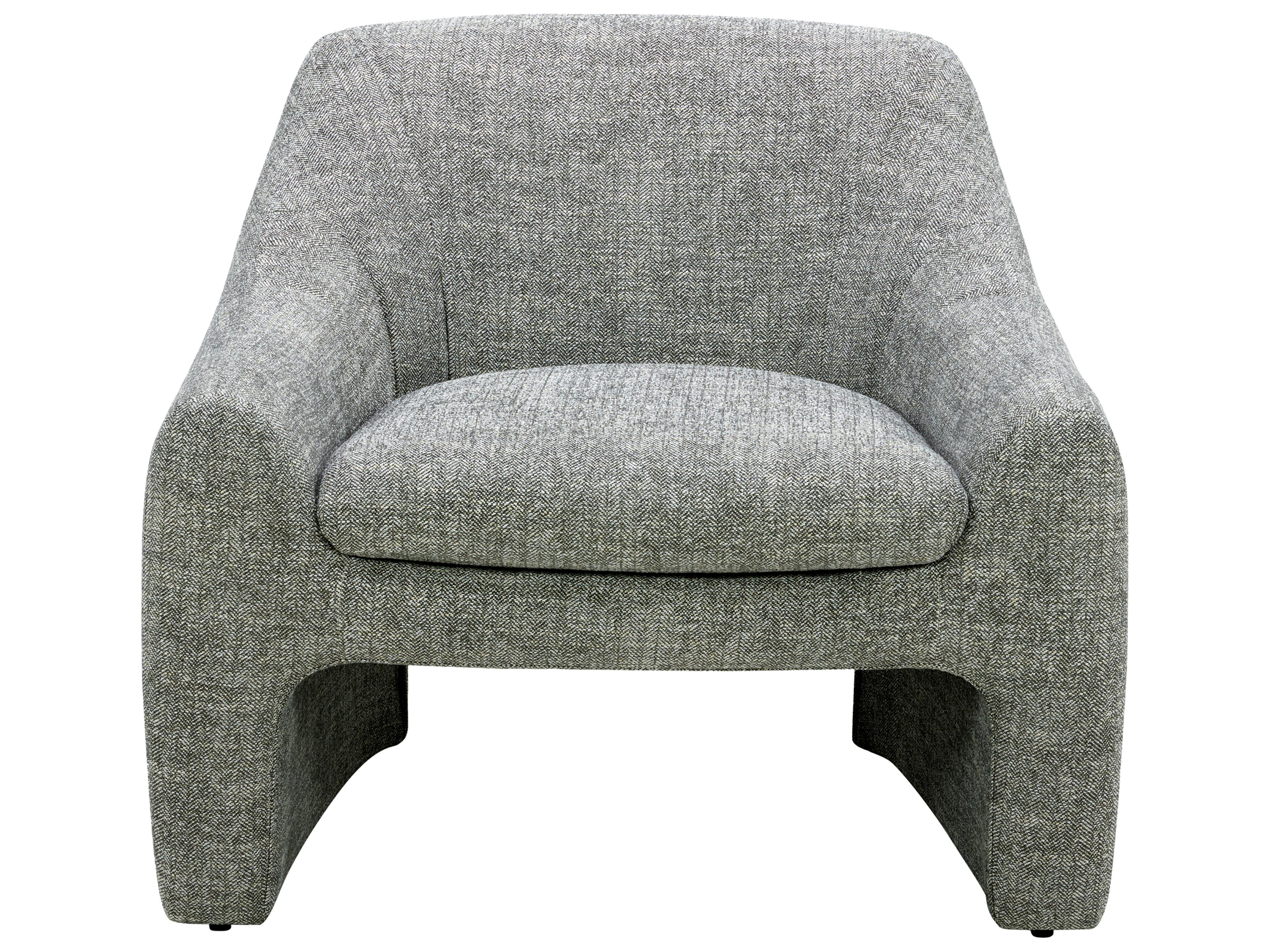 Moe's Home Kenzie Gray Fabric Accent Chair
