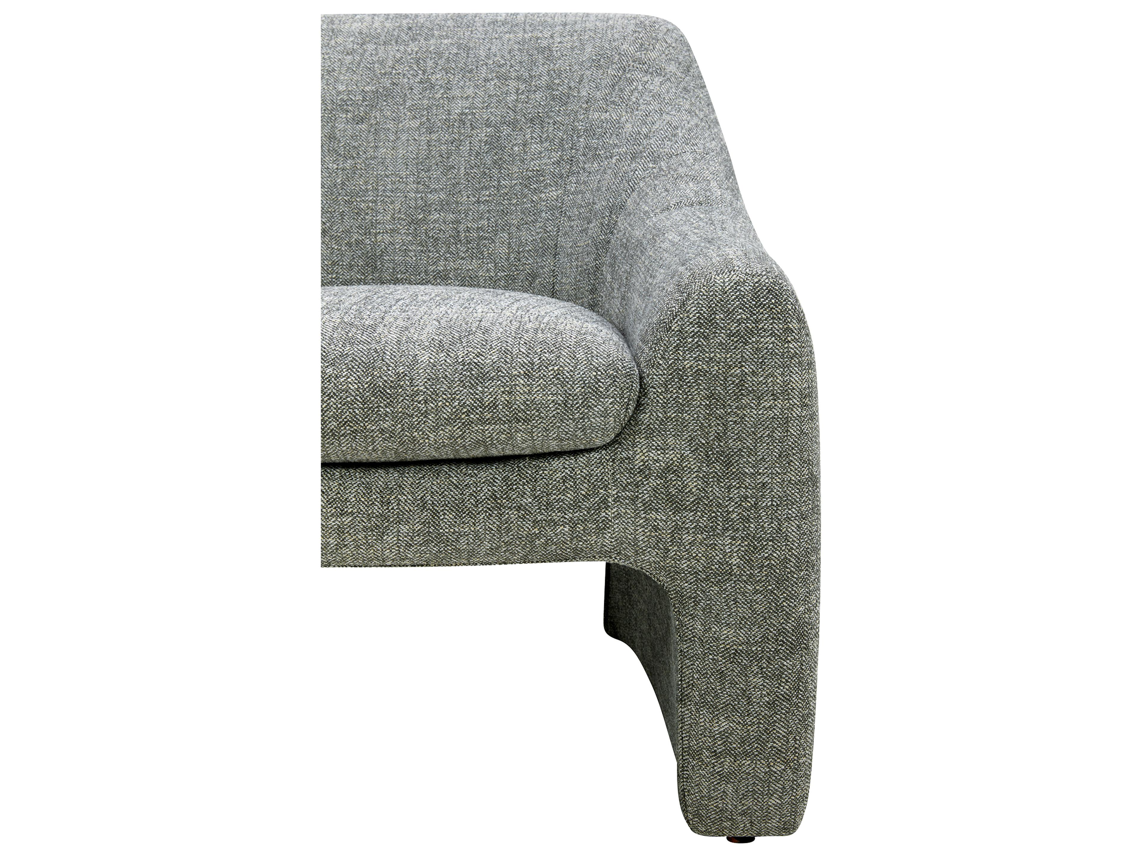 Moe's Home Kenzie Gray Fabric Accent Chair