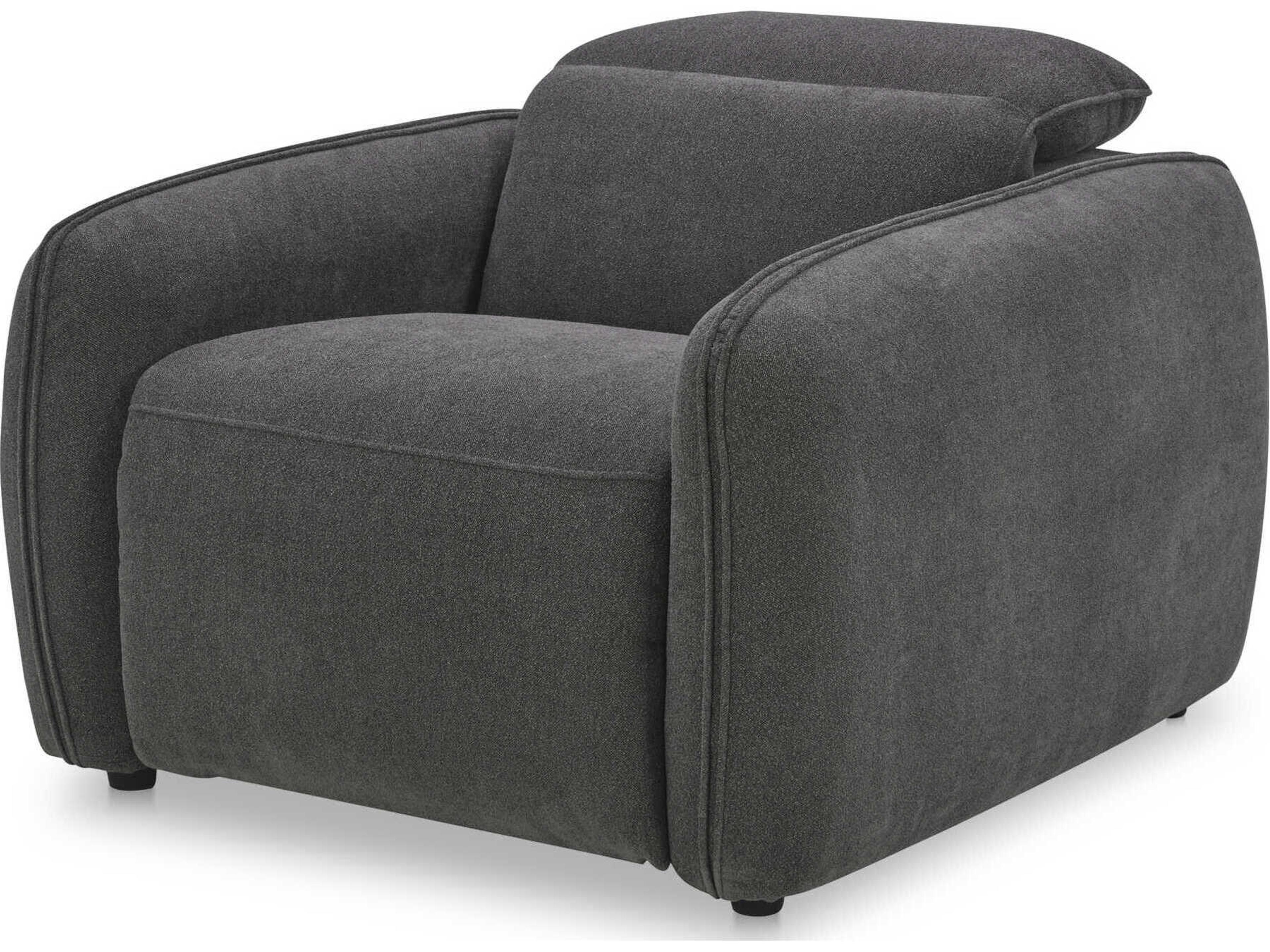 Eli Grey Upholstered Recliner