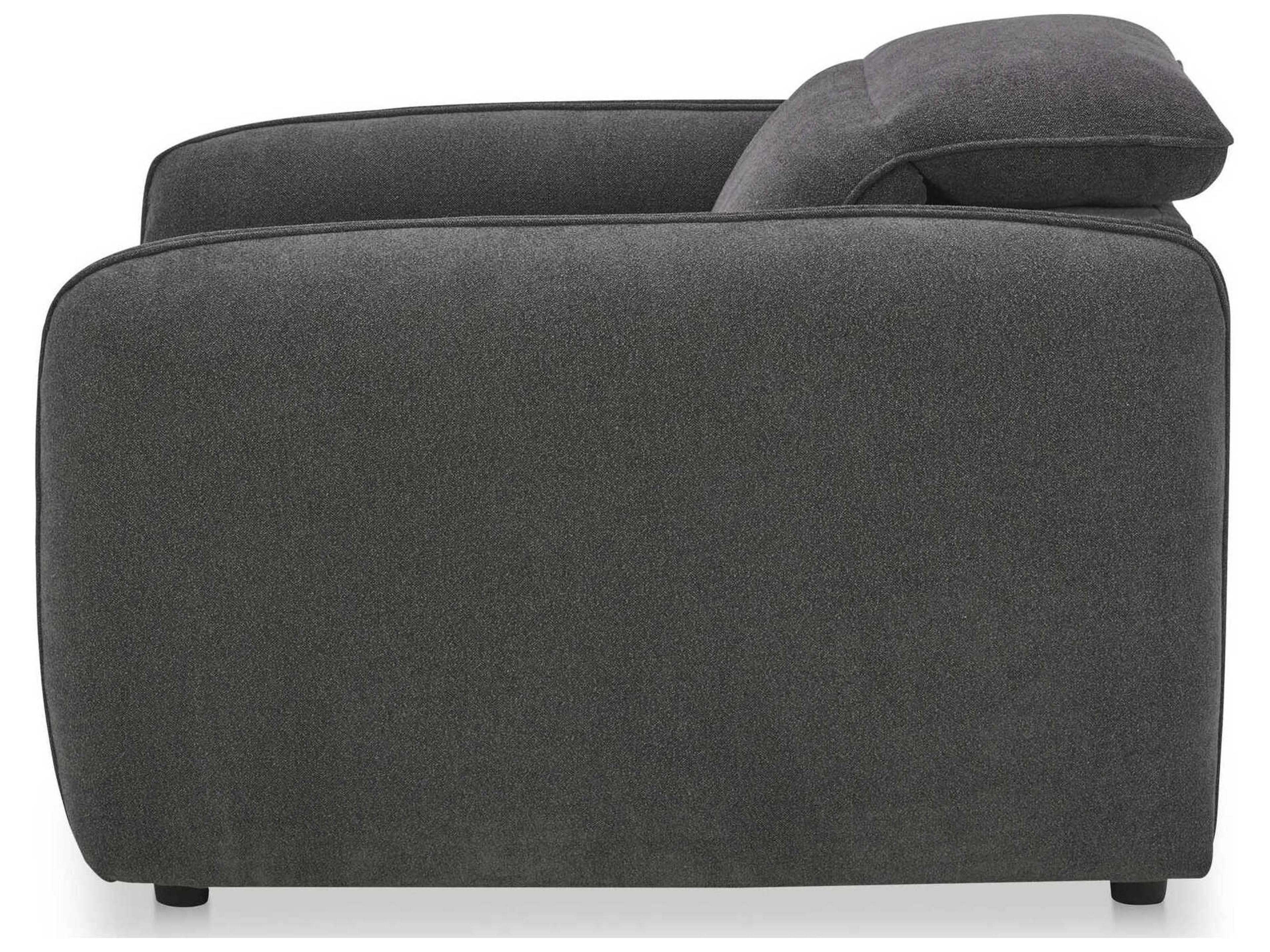 Moe's Home Eli Grey Upholstered Recliner