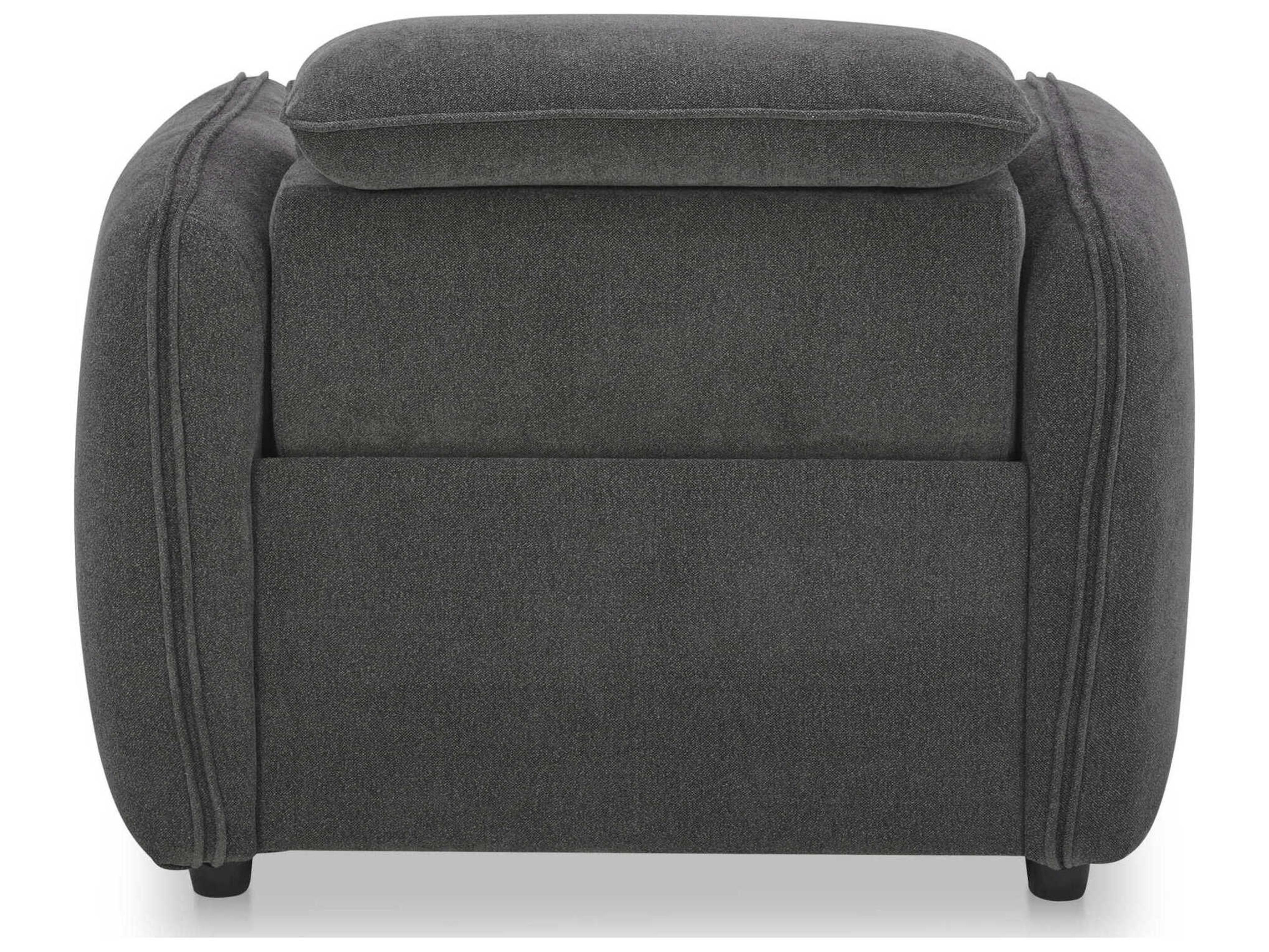 Moe's Home Eli Grey Upholstered Recliner