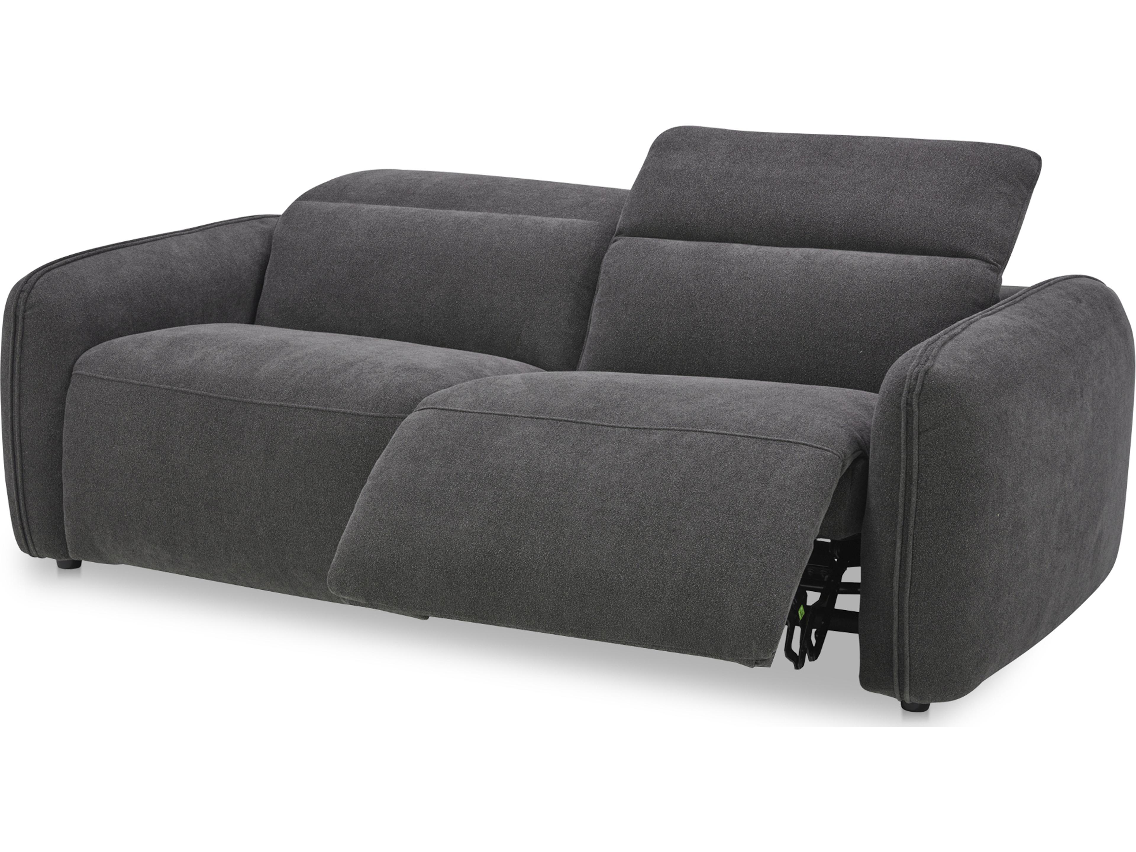 Moe's Home Eli Power Recliner Grey Upholstered Sofa