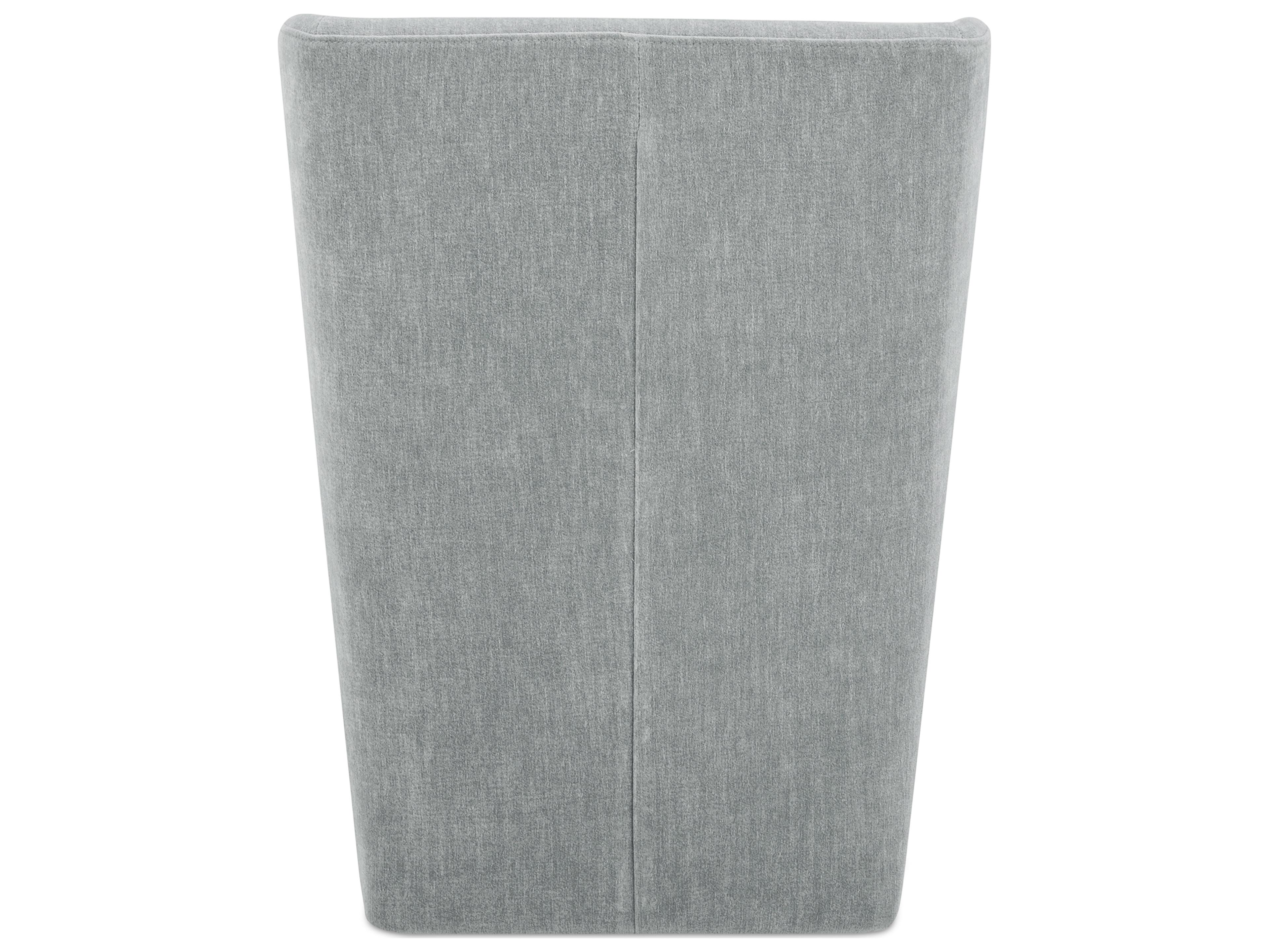 Moe's Home Cormac Rolling Blue Upholstered Side Dining Chair