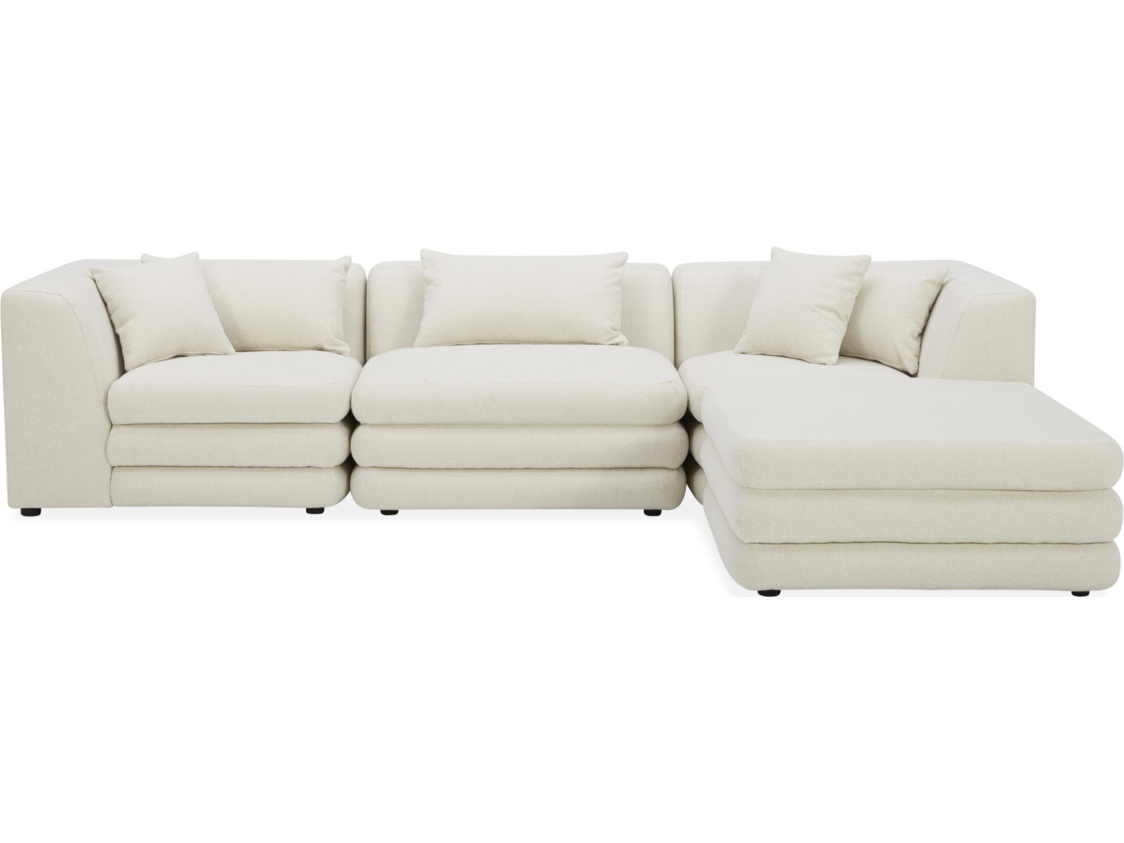 Moe's Home Lowtide Lounge Modular Sectional Warm White