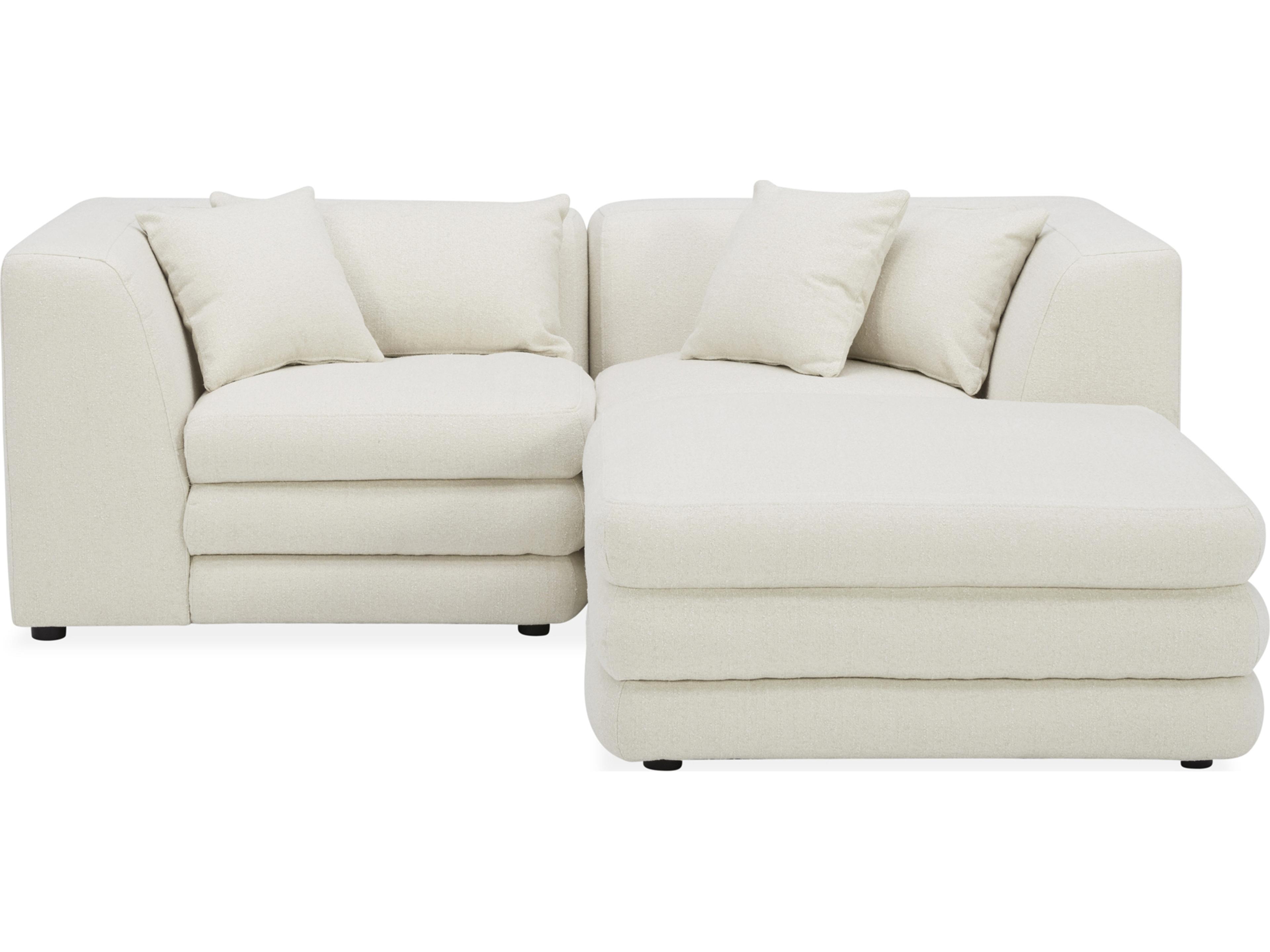 Moe's Home Lowtide Nook Modular Sectional Warm White