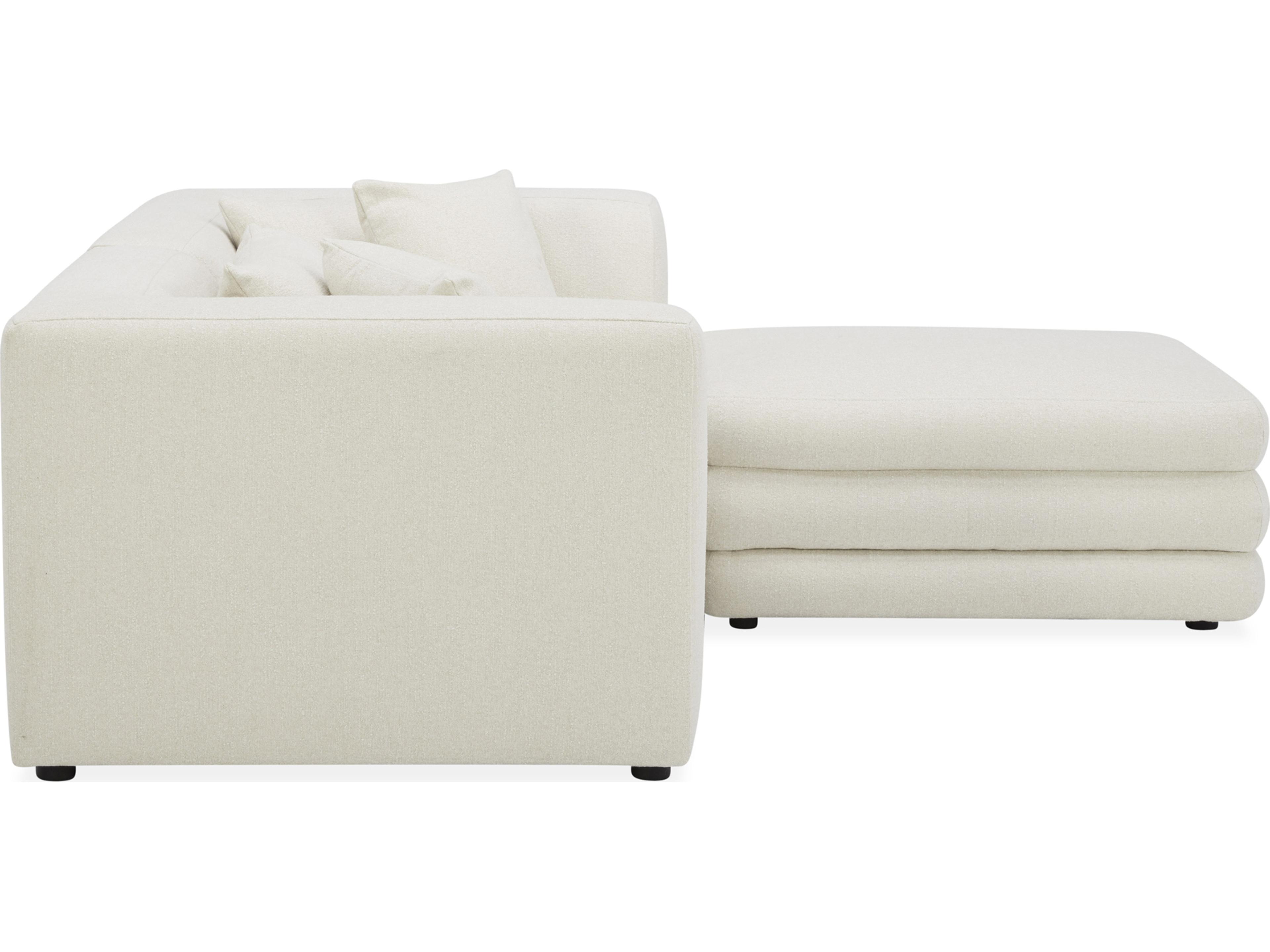 Moe's Home Lowtide Nook Modular Sectional Warm White