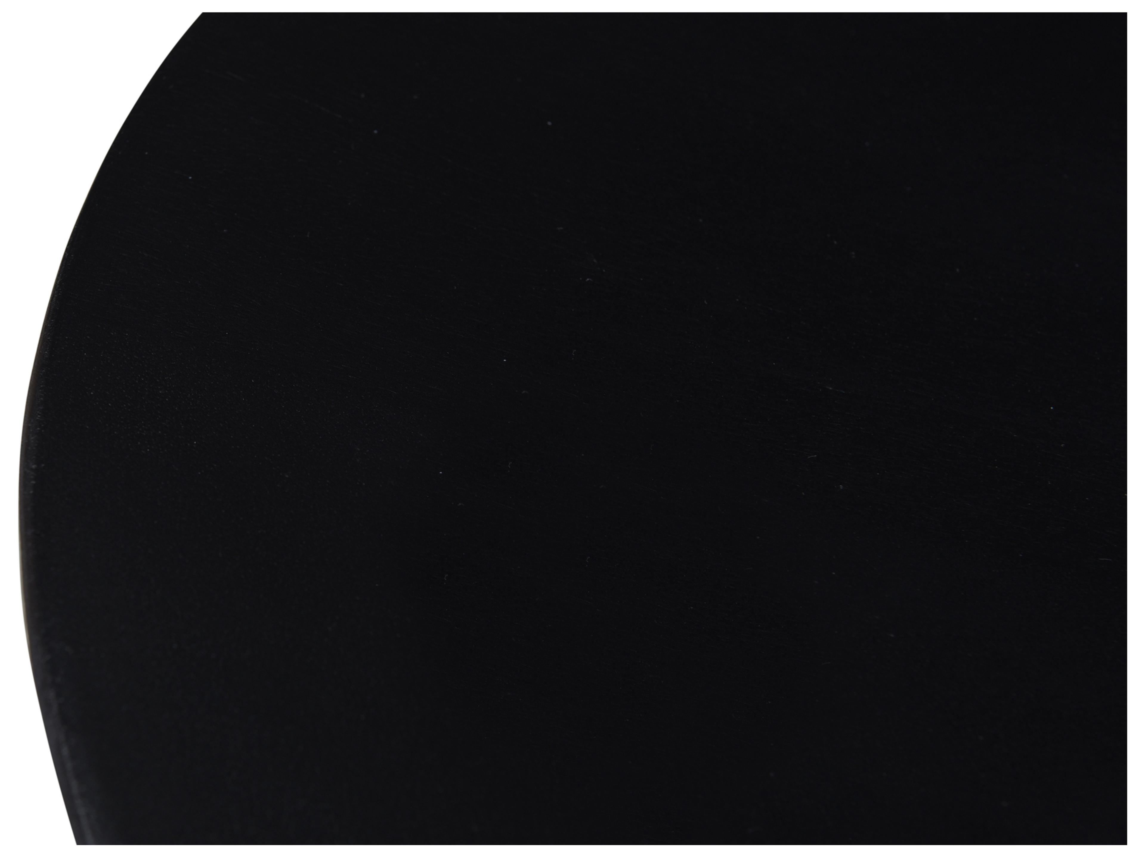 Moe's Home Nels Round Wood Charcoal Black Coffee Table