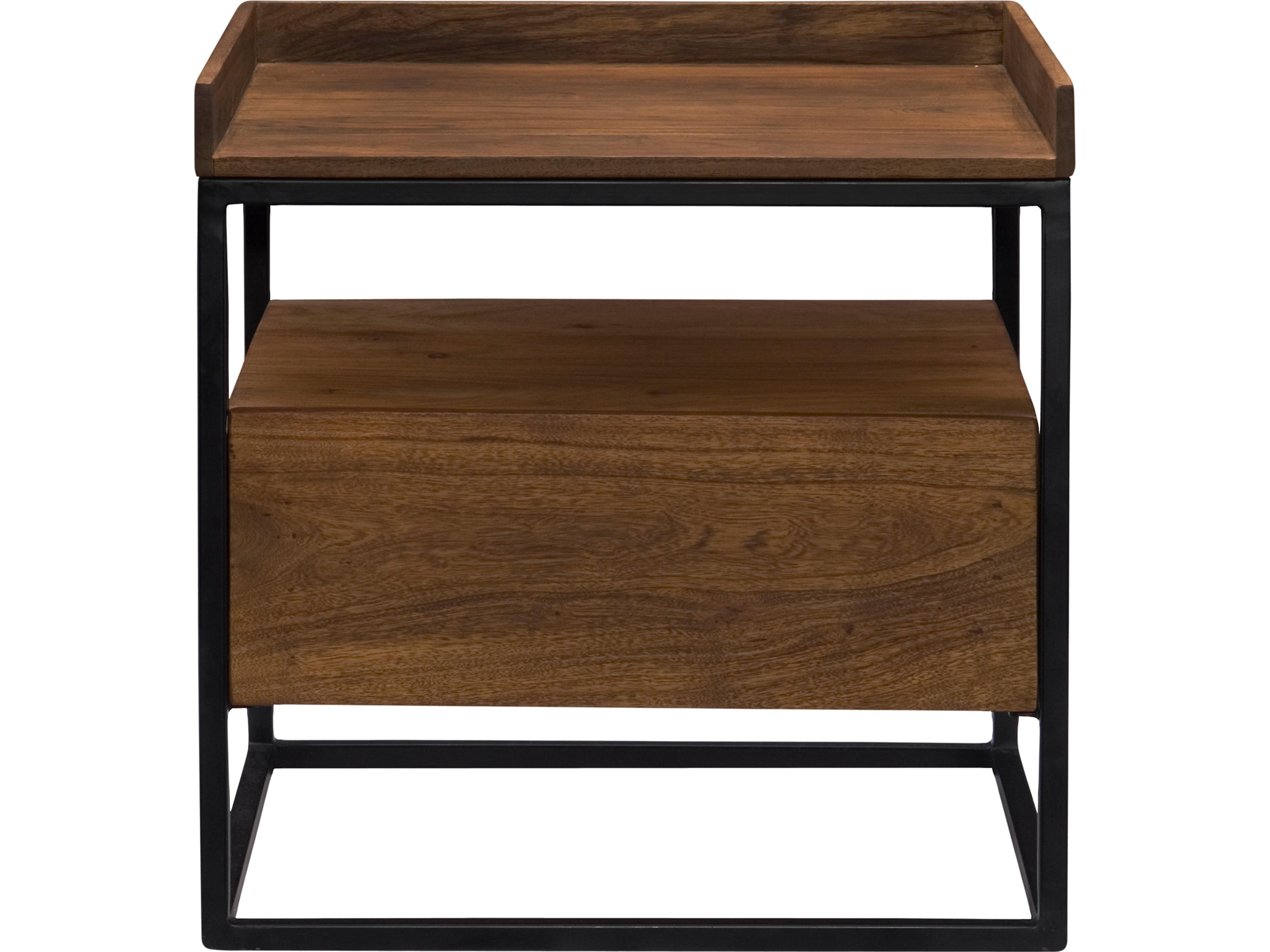 Vancouver Rectangular Wood End Table