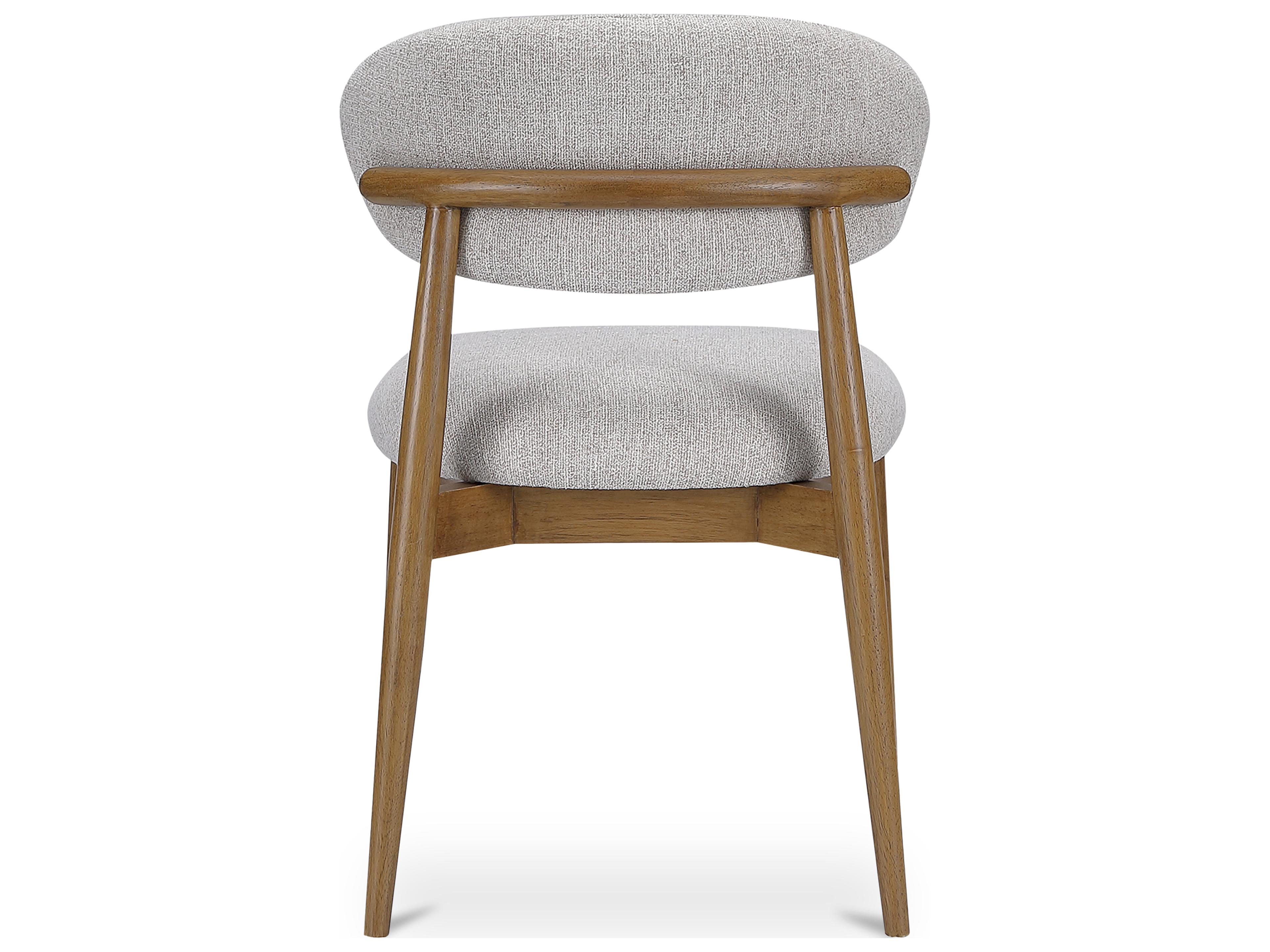 Moe's Home Ellie Plywood Gray Upholstered Armless Dining Chair
