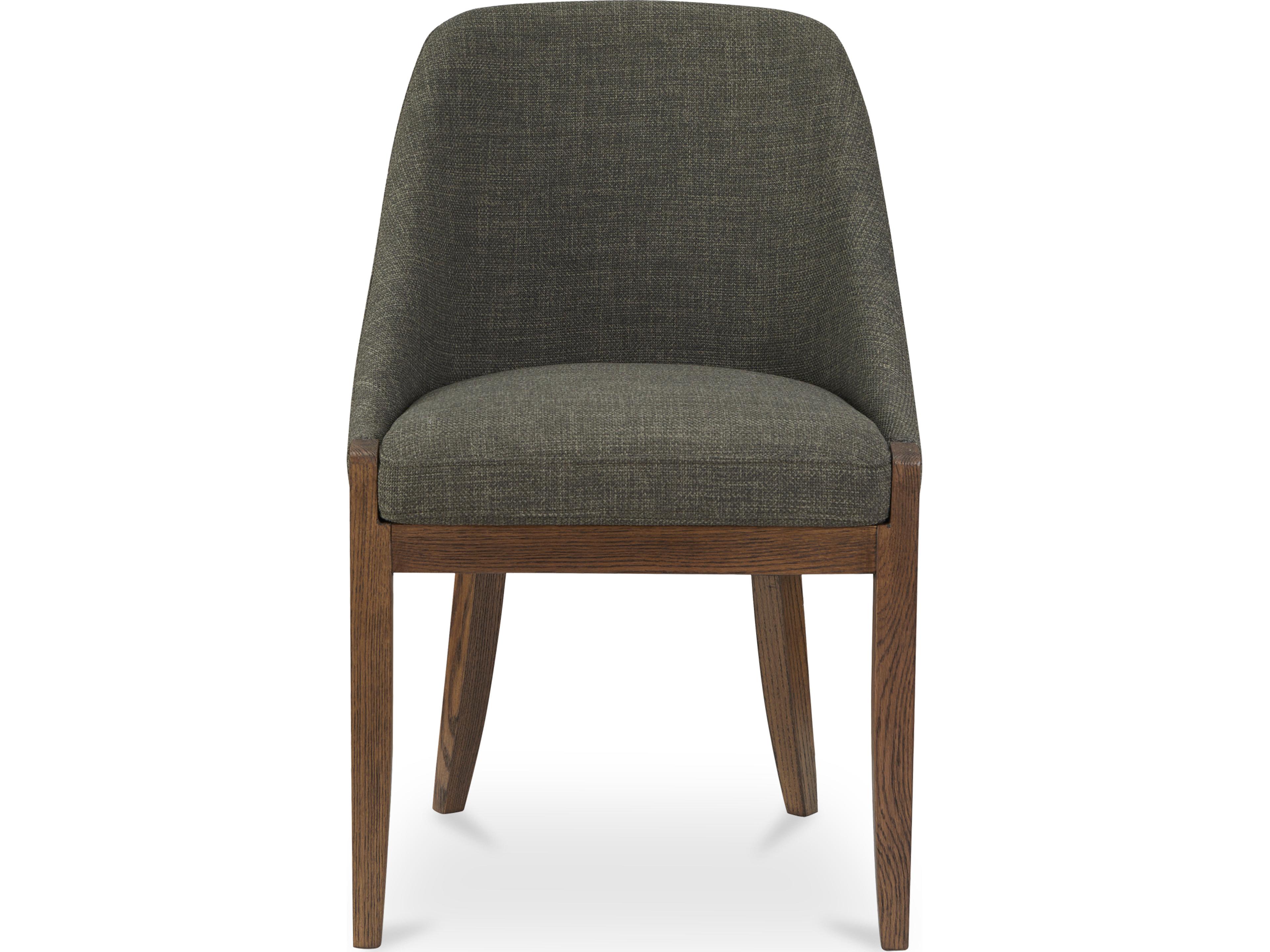 Edward Dining Chair in Heather Green Performance Fabric