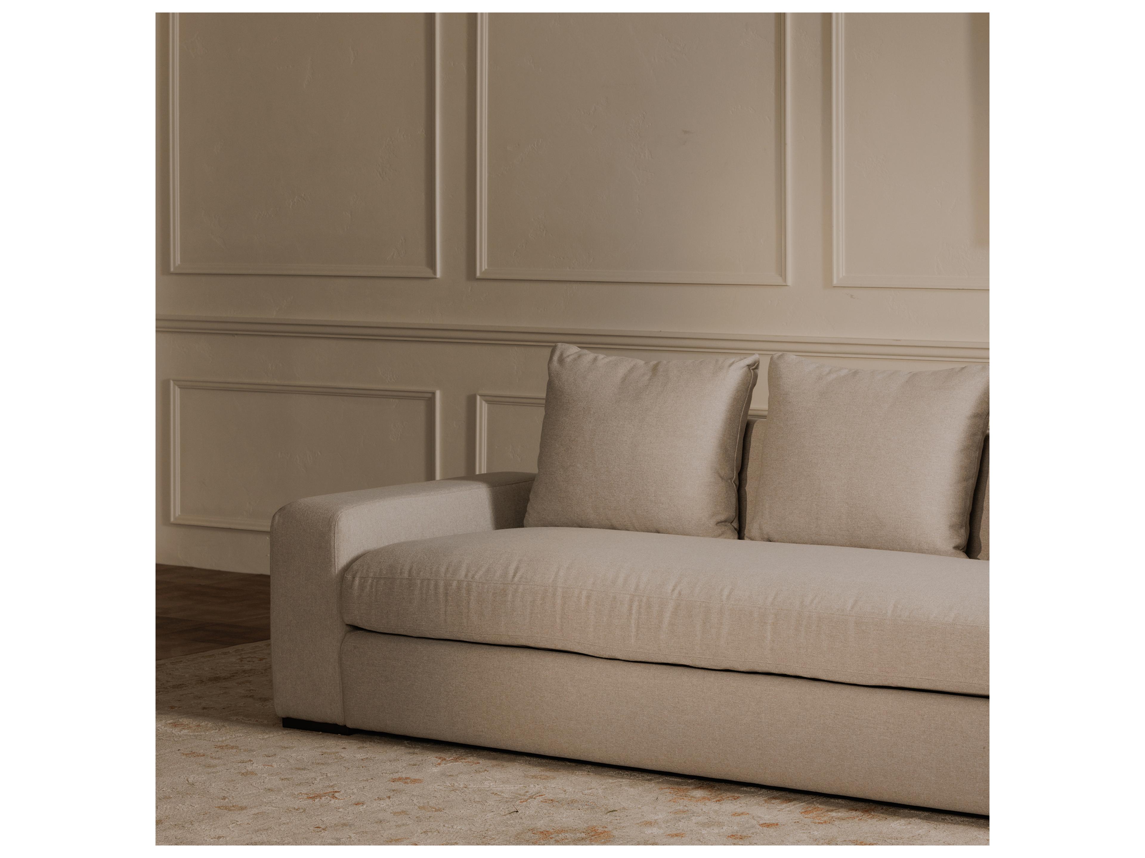 Moe's Home Thomas Gray Upholstered Sofa