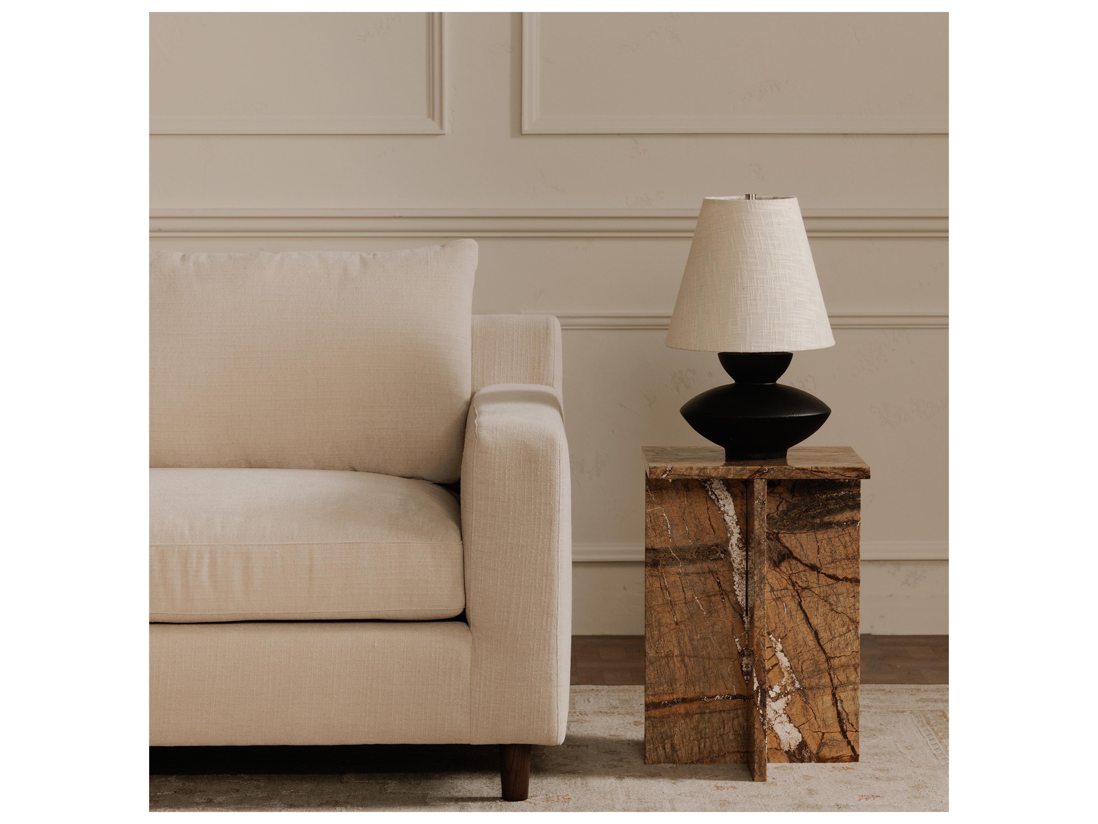 Moe's Home Hutton Beige Upholstered Right Sectional Sofa