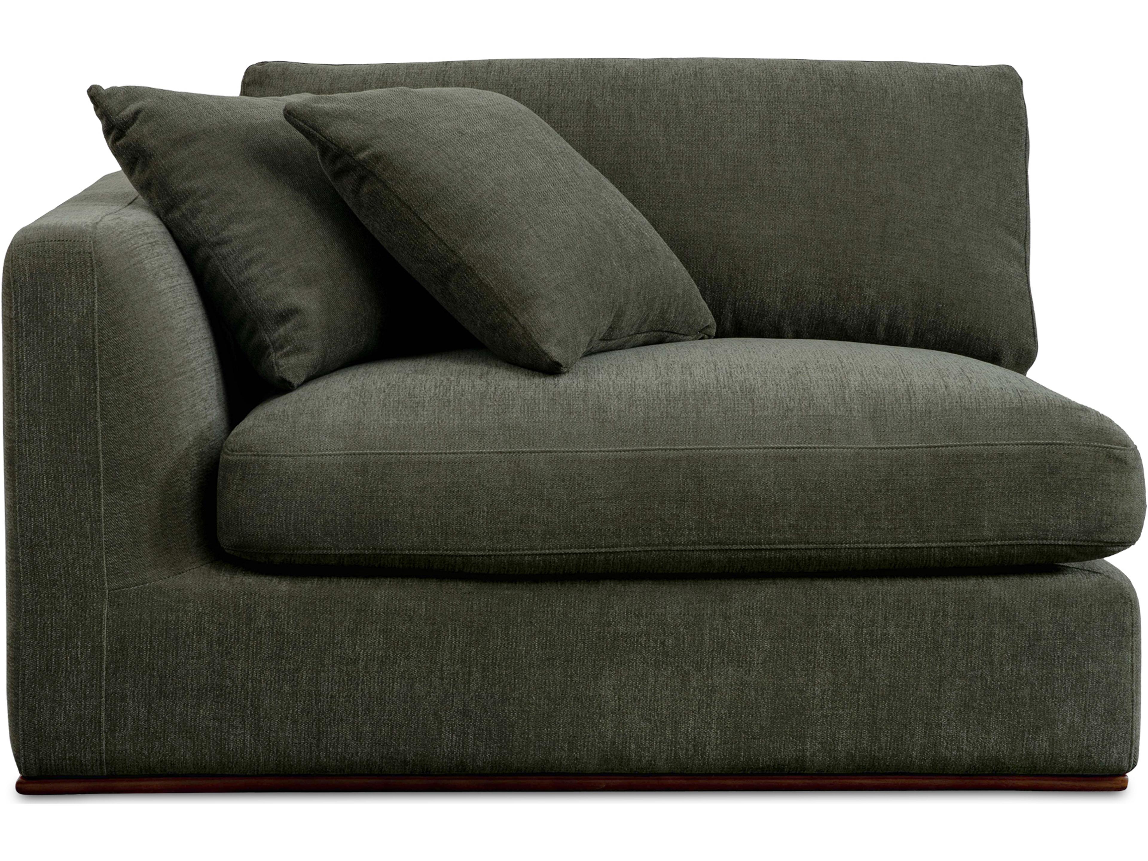 Rue Green Left Arm Facing Modular Chair