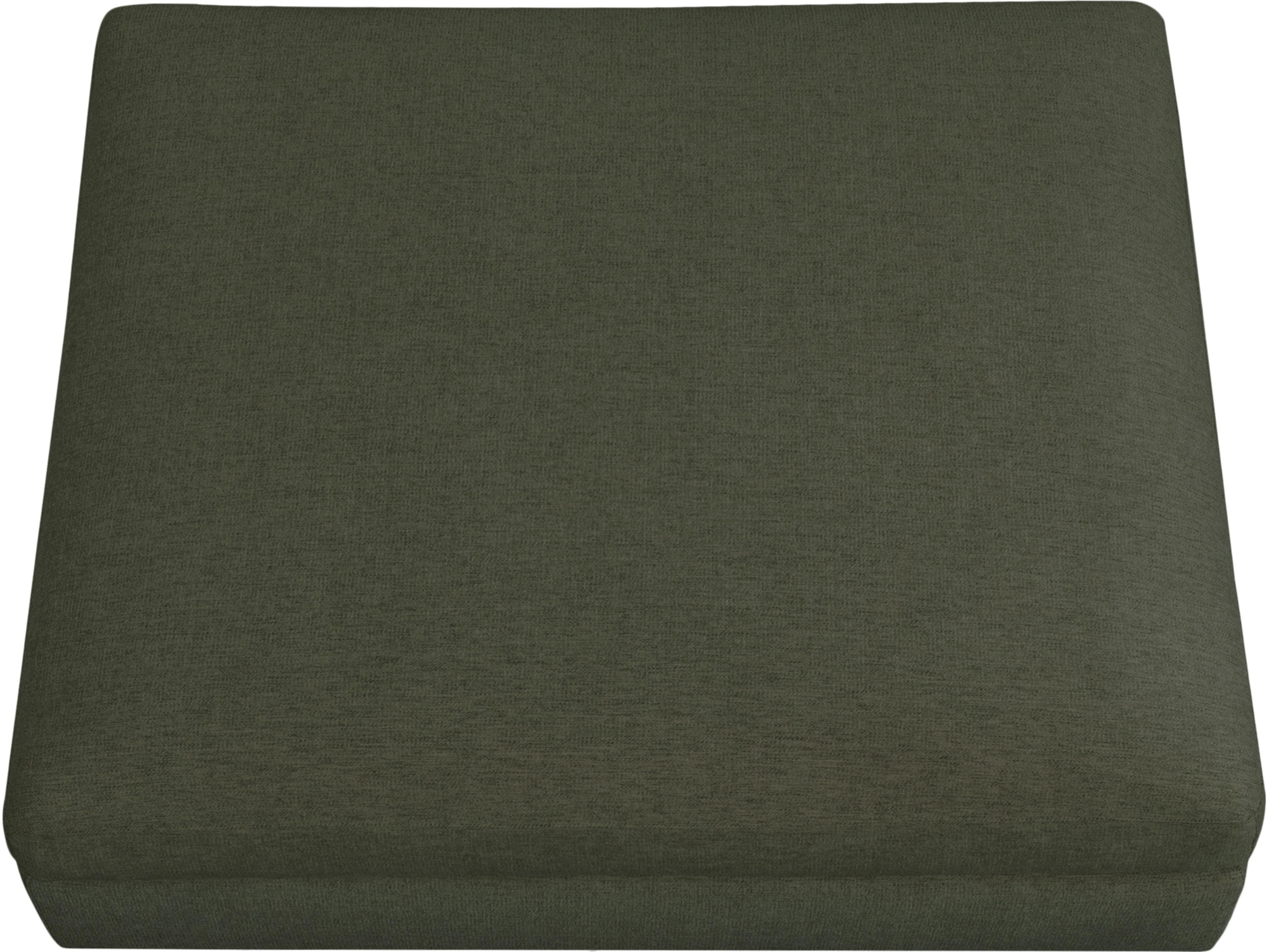 Moe's Home Rue Green Upholstered Ottoman