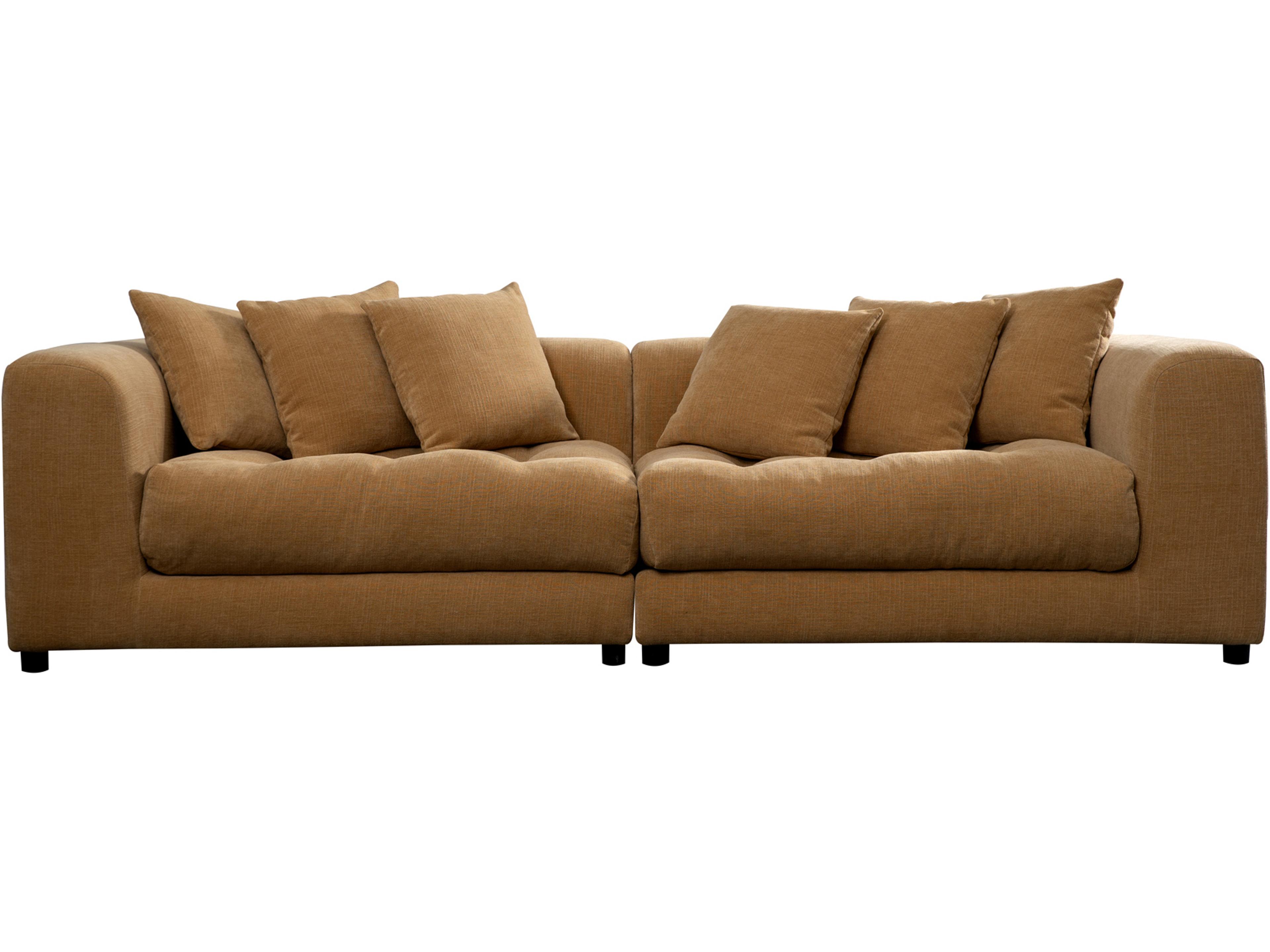 Davie Yellow Upholstered Sofa