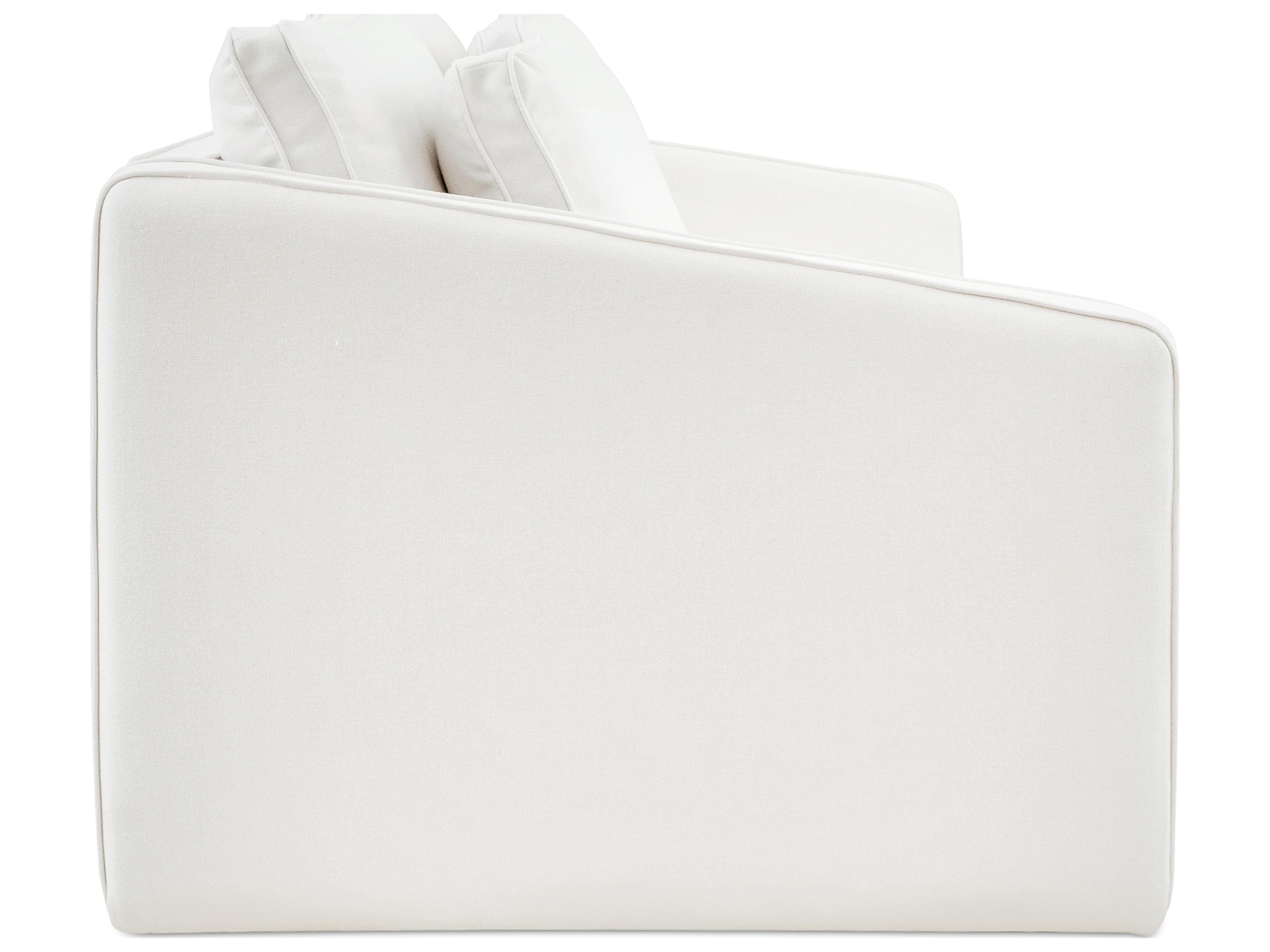 Moe's Home Phoebe White Upholstered Sofa