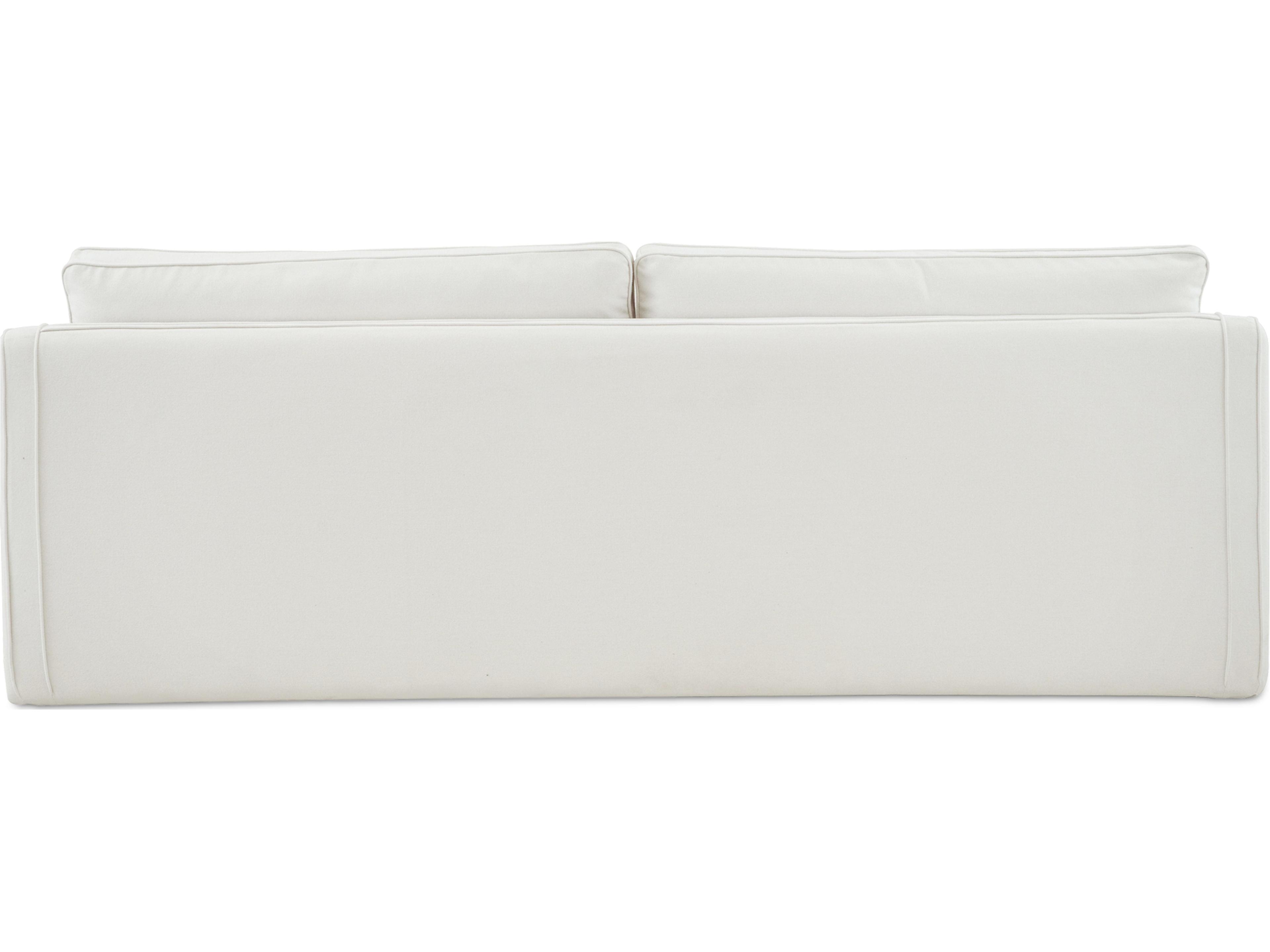 Moe's Home Phoebe White Upholstered Sofa