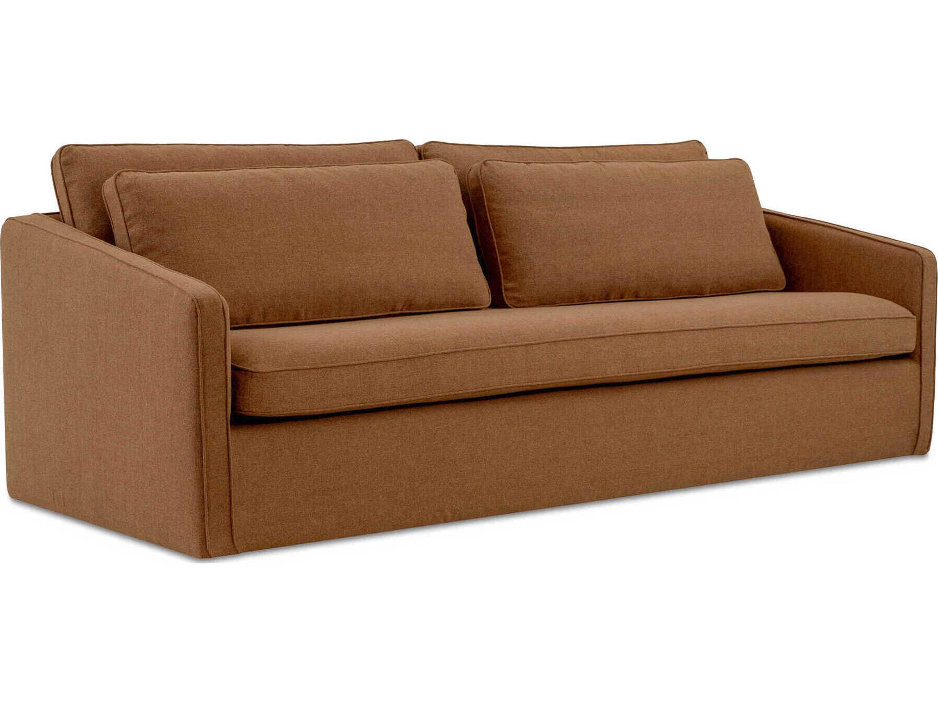 Phoebe Orange Upholstered Sofa