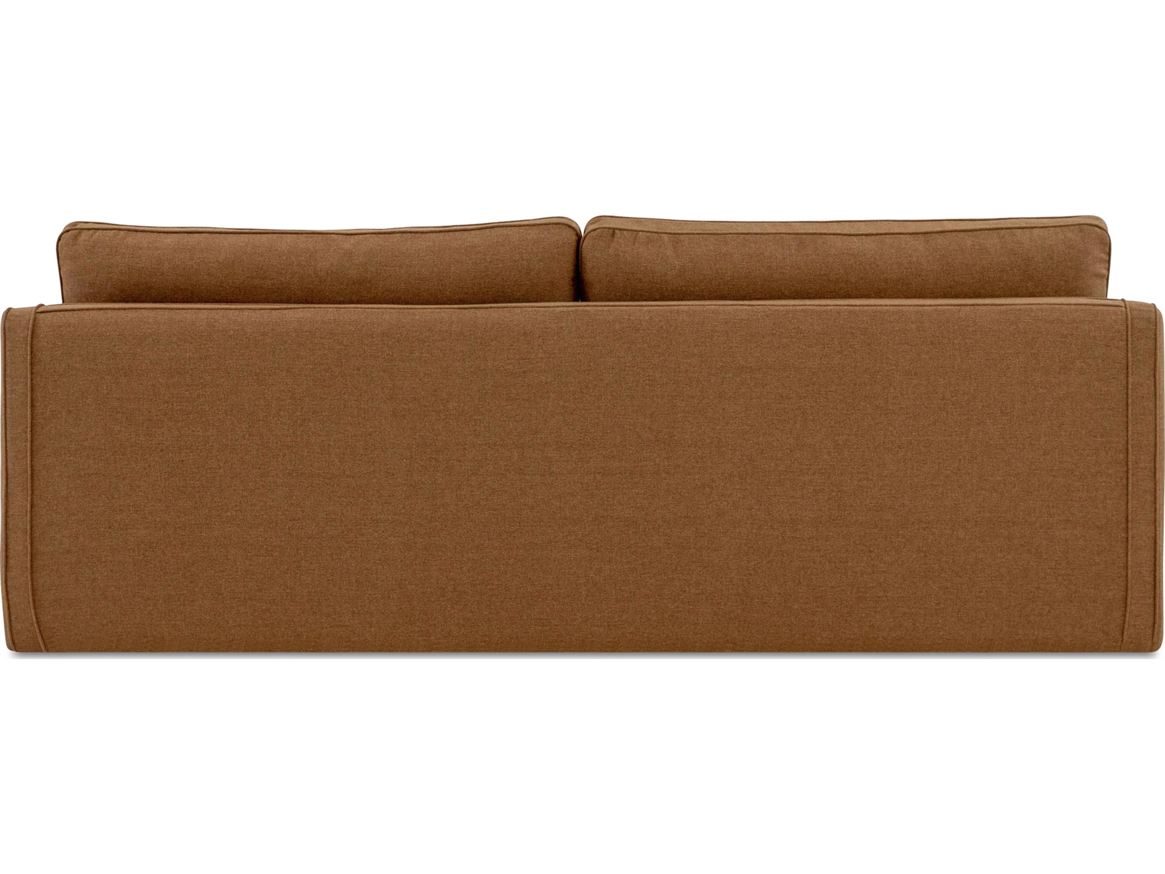 Moe's Home Phoebe Orange Upholstered Sofa