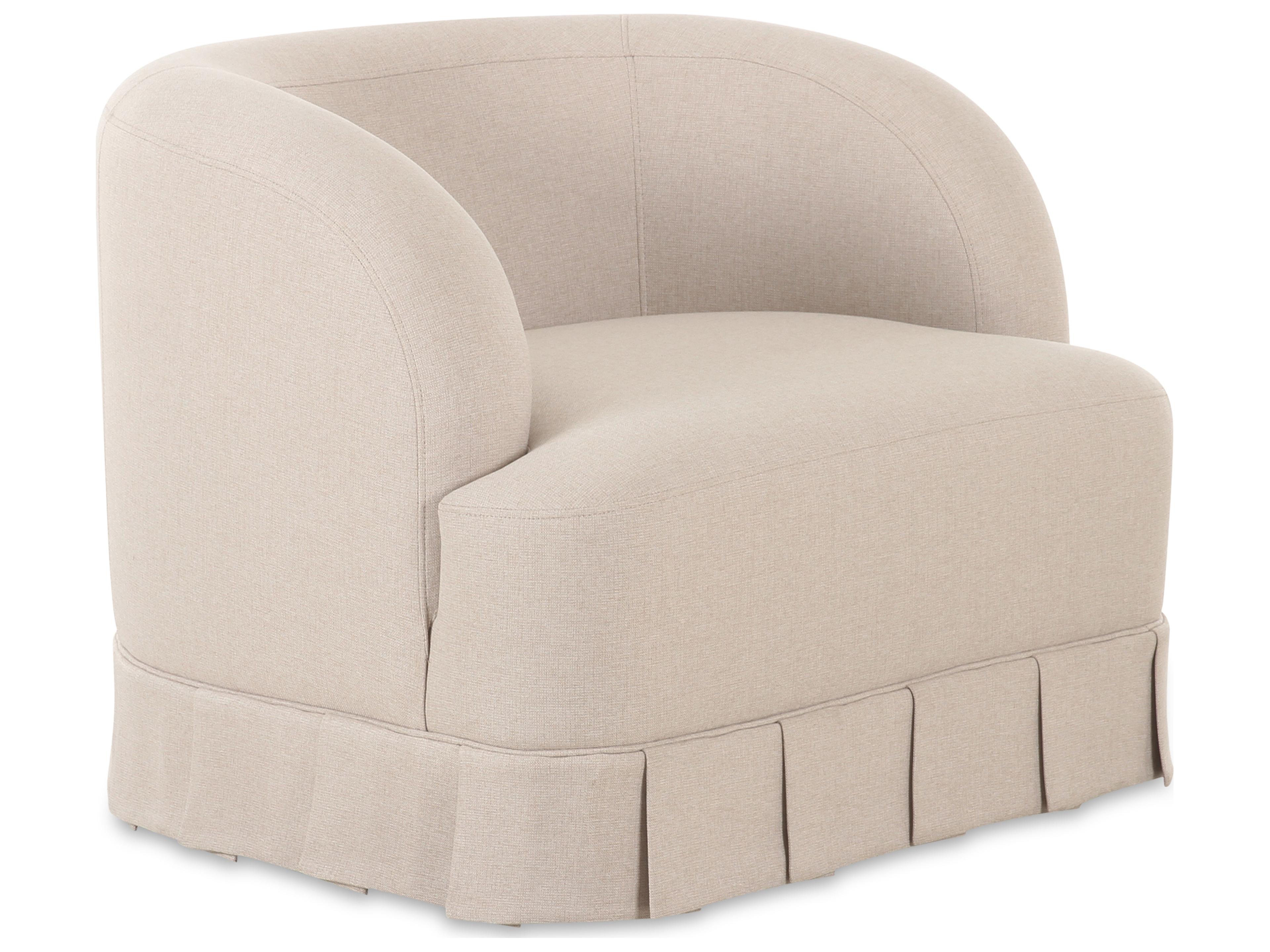 Maren Swivel Beige Accent Chair